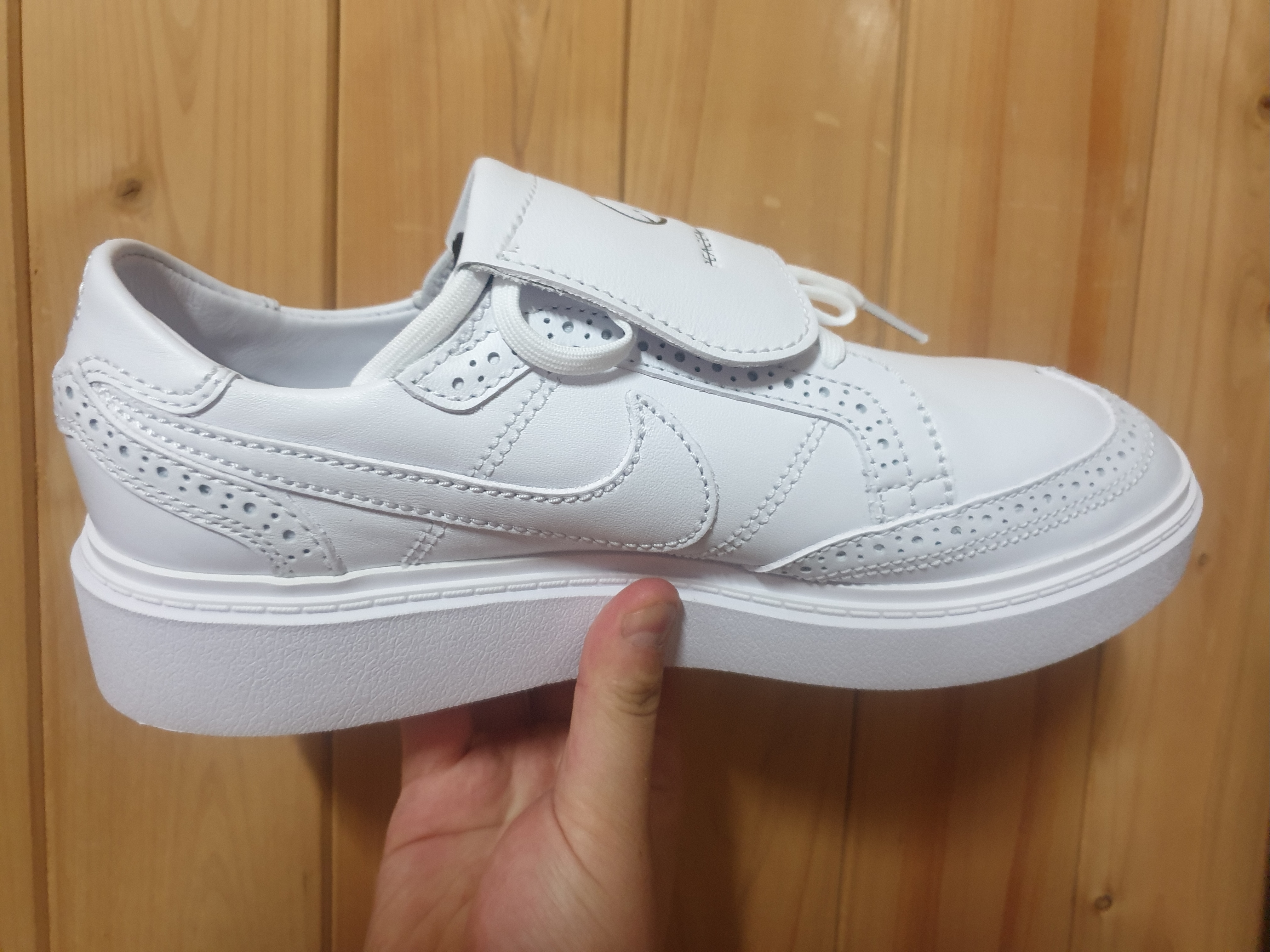 Nike x Peaceminusone Kwondo1 White 착용 스타일 - 2