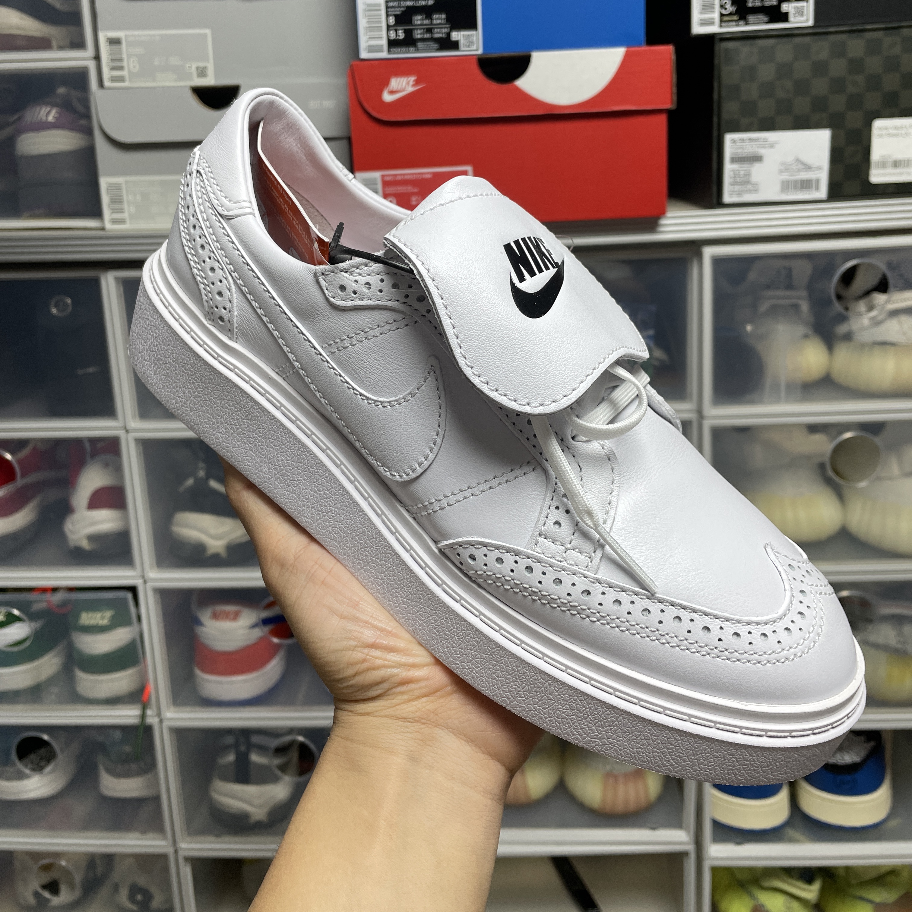 Nike x Peaceminusone Kwondo1 White 착용 스타일 - 1
