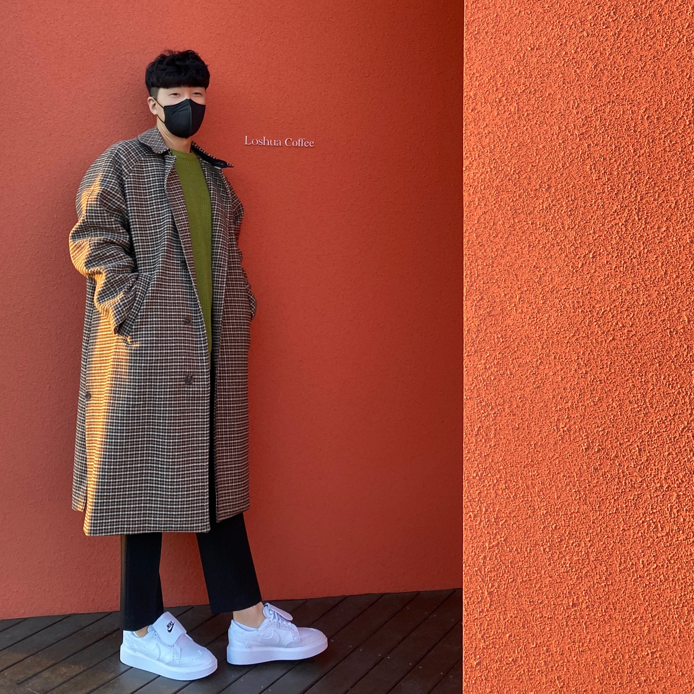 Nike x Peaceminusone Kwondo1 White 착용 스타일
