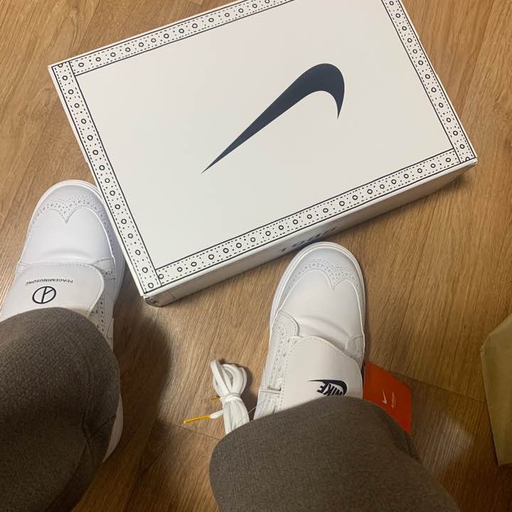 Nike x Peaceminusone Kwondo1 White 착용 스타일