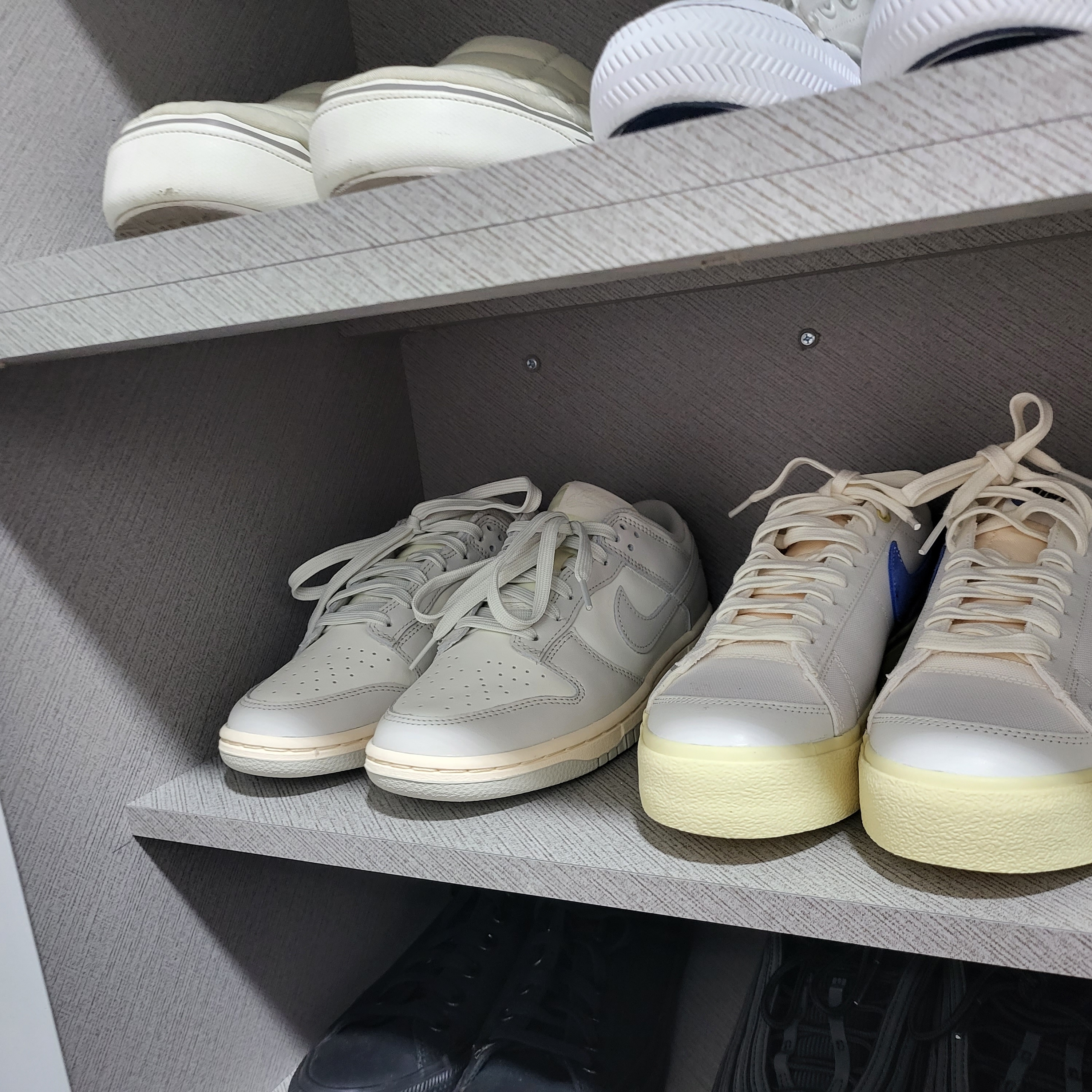 (W) Nike Dunk Low Light Bone 착용 스타일 - 4