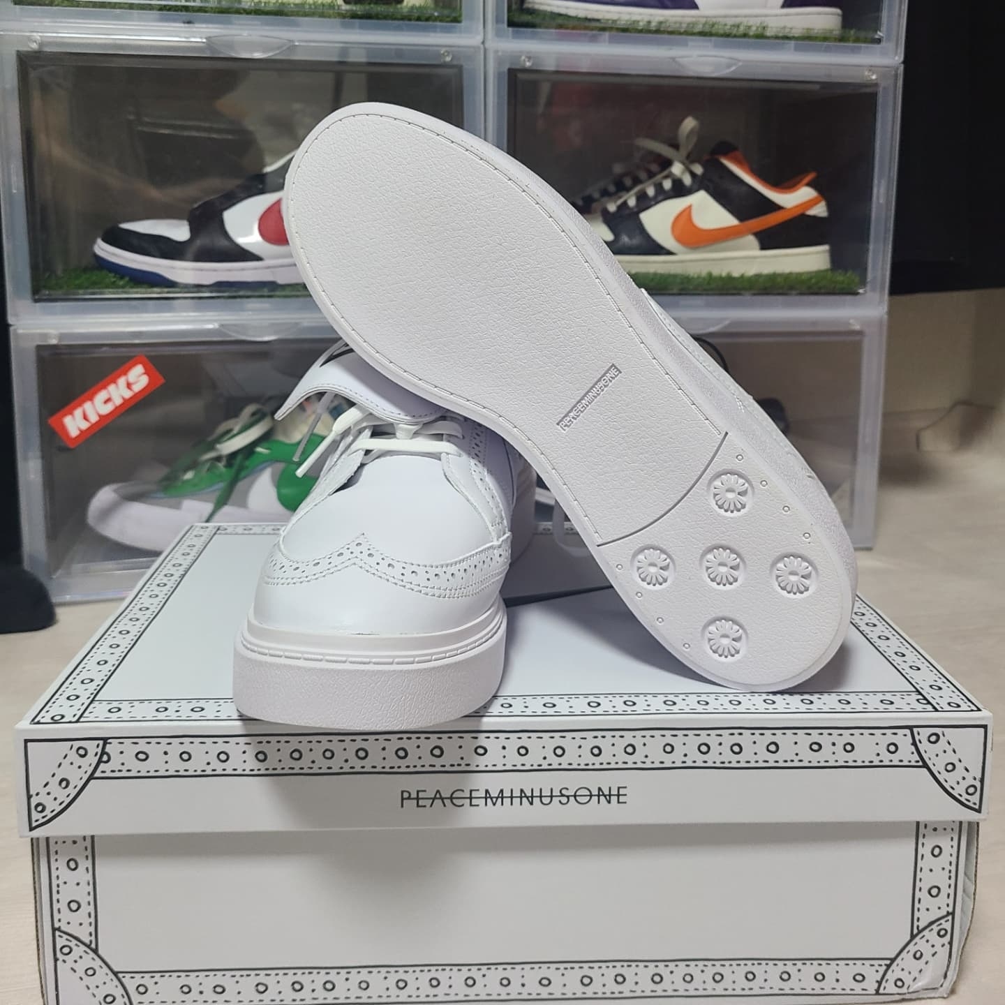 Nike x Peaceminusone Kwondo1 White 착용 스타일