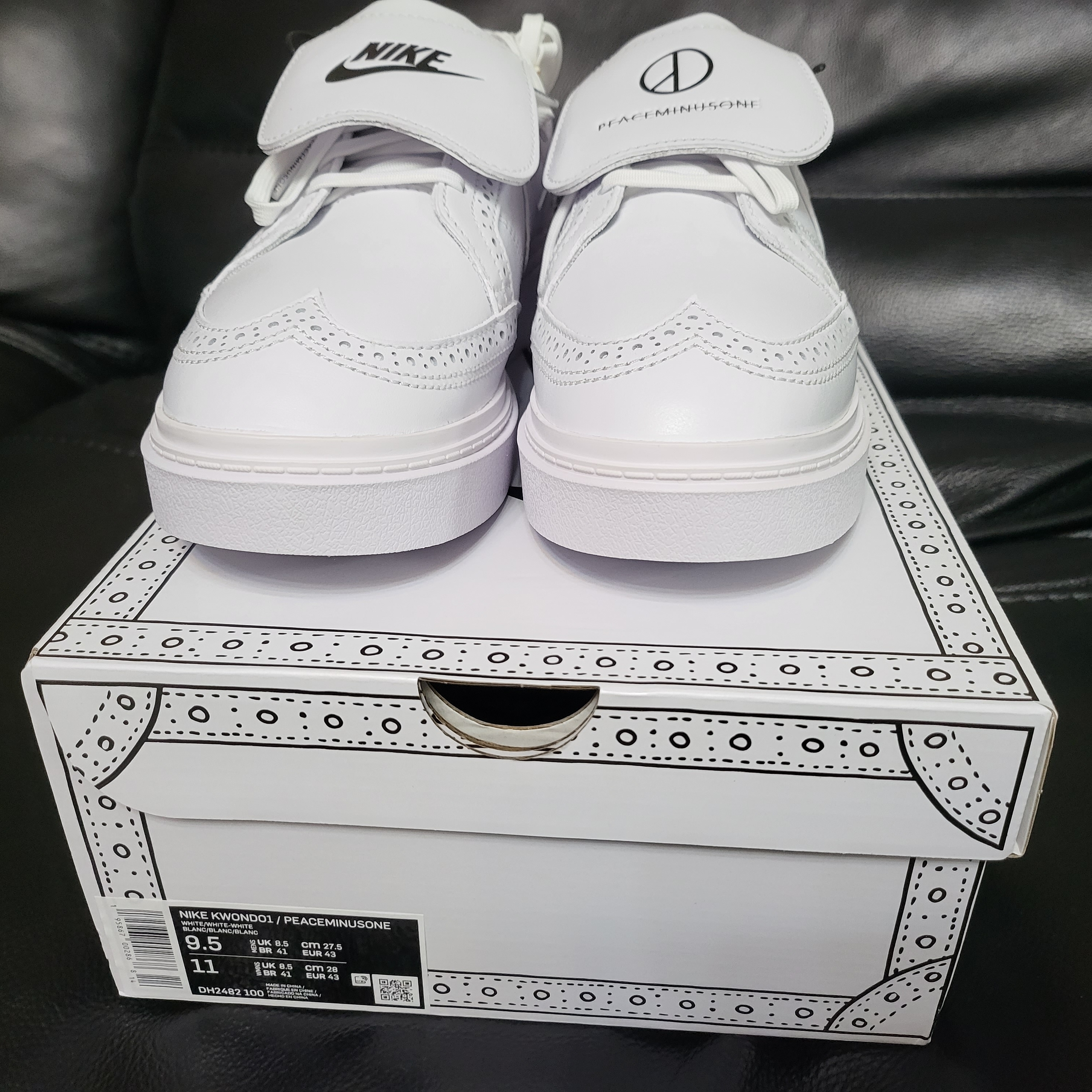 Nike x Peaceminusone Kwondo1 White 착용 스타일 - 2