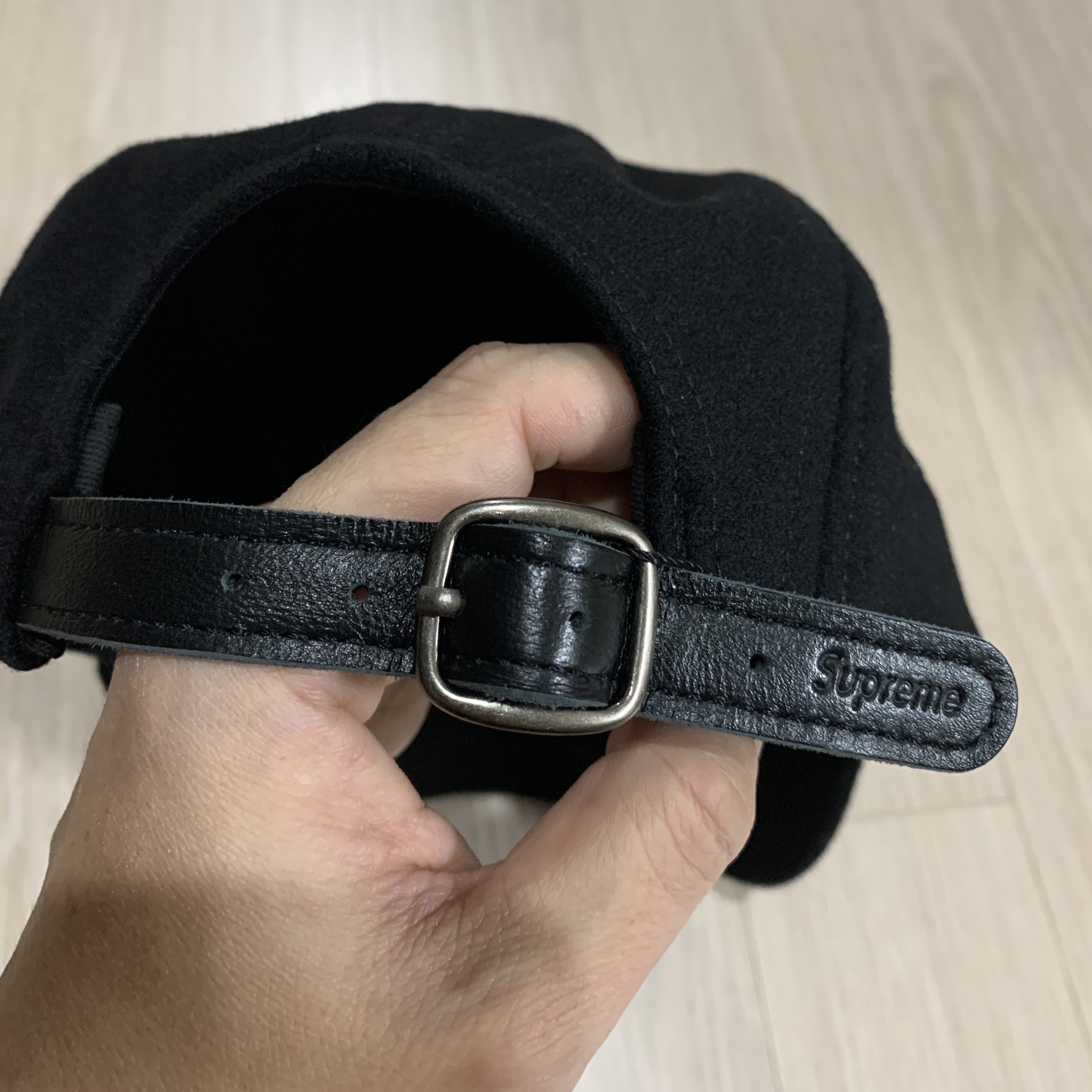 Supreme Wool Camp Cap Black - 21FW 착용 스타일 - 2