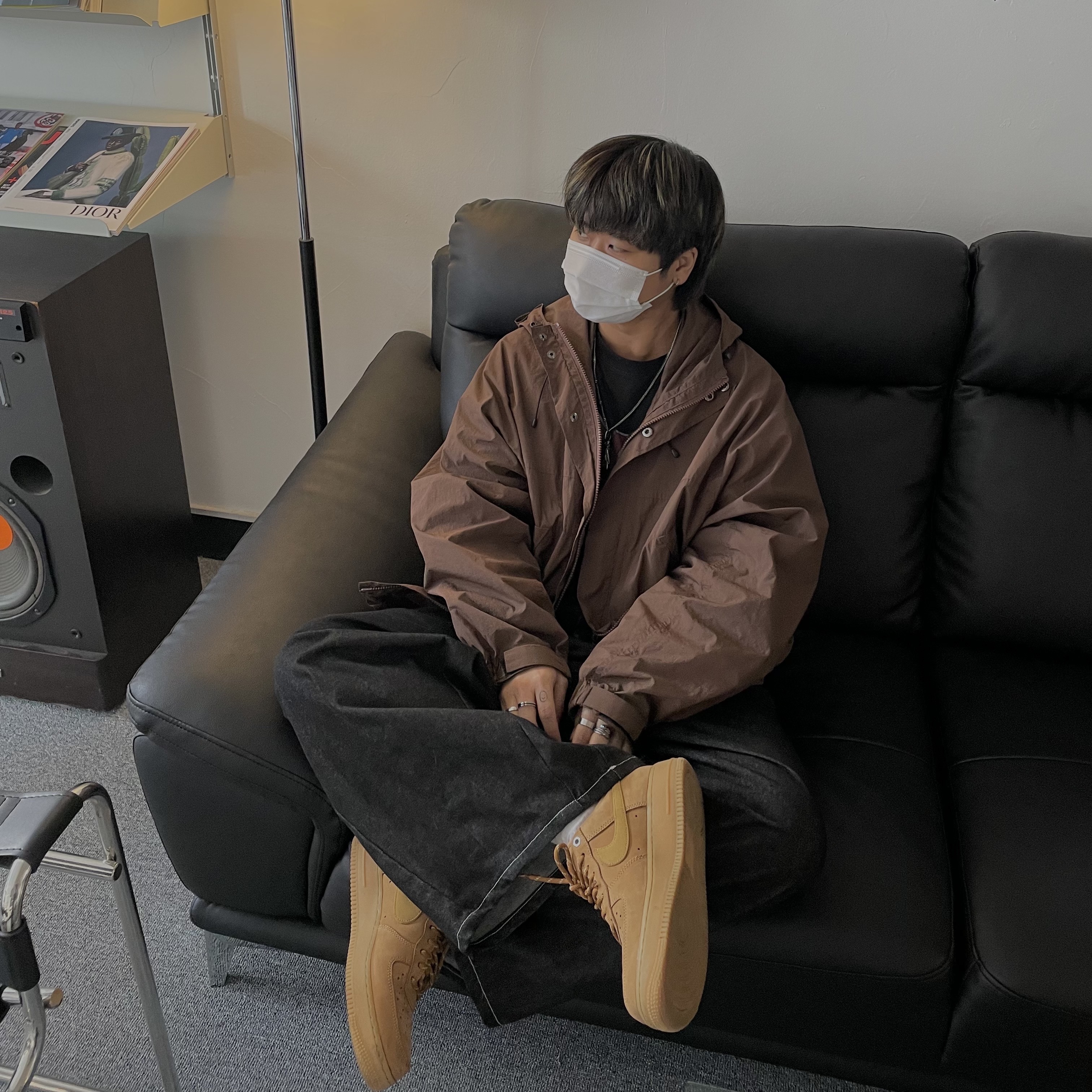 Nike Air Force 1 '07 WB Flax 착용 스타일 - 1