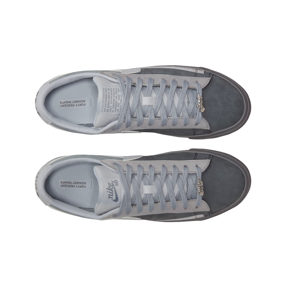 나이키 x FPAR SB 블레이저 로우 QS 쿨 그레이(Nike x FPAR SB Blazer Low QS Cool Grey) - 2