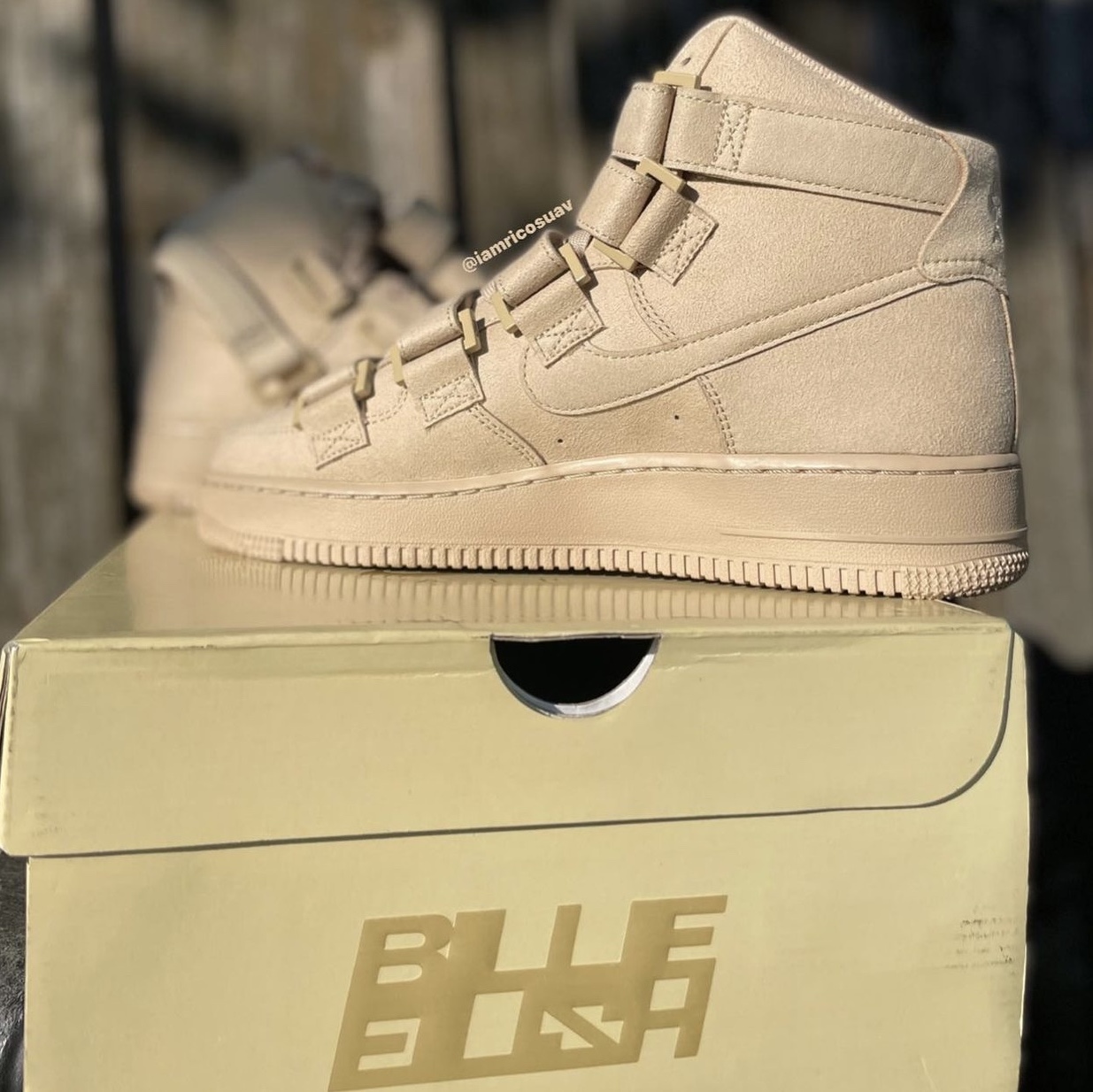 Nike x Billie Eilish Air Force 1 High '07 SP Mushroom 착용 스타일 - 3