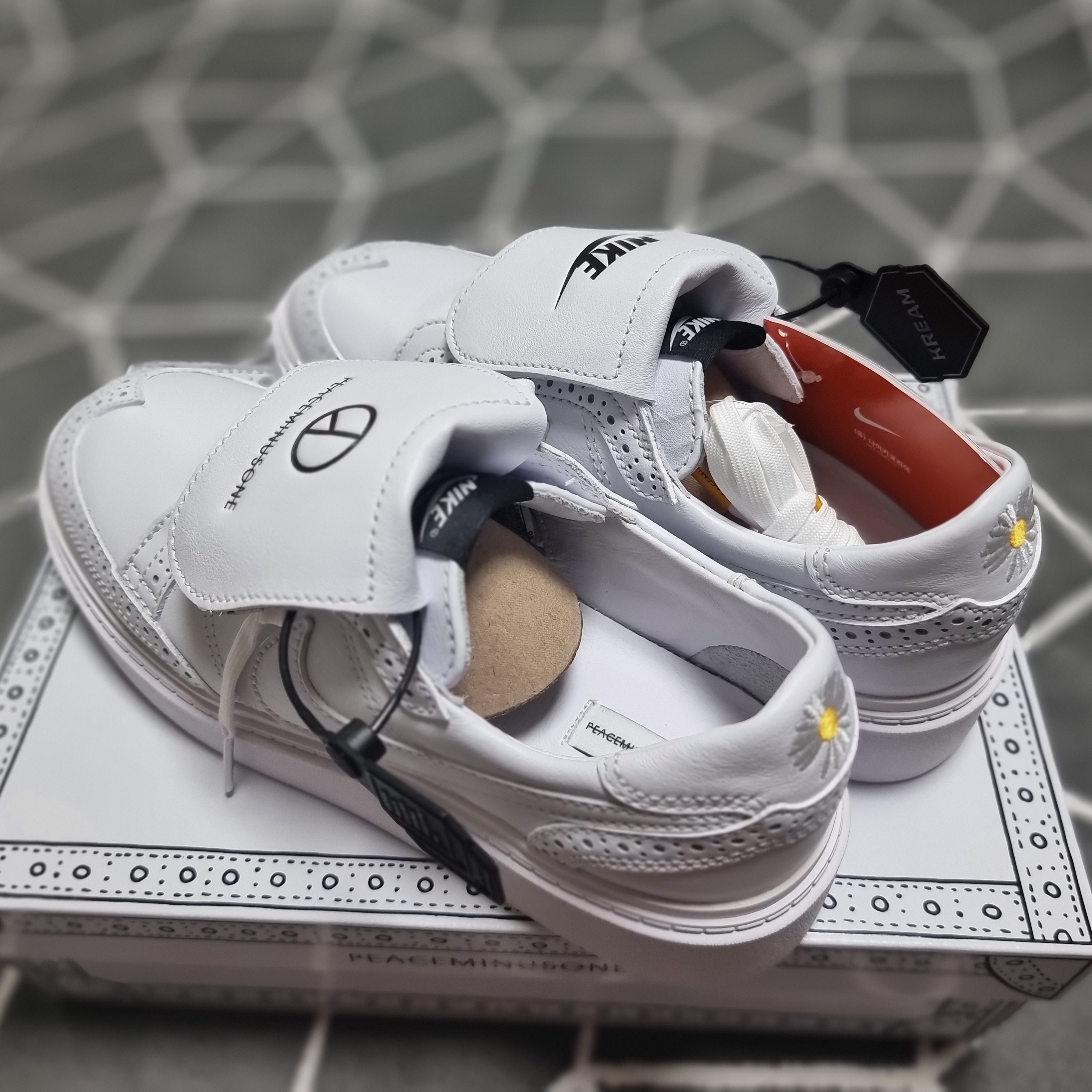 Nike x Peaceminusone Kwondo1 White 착용 스타일