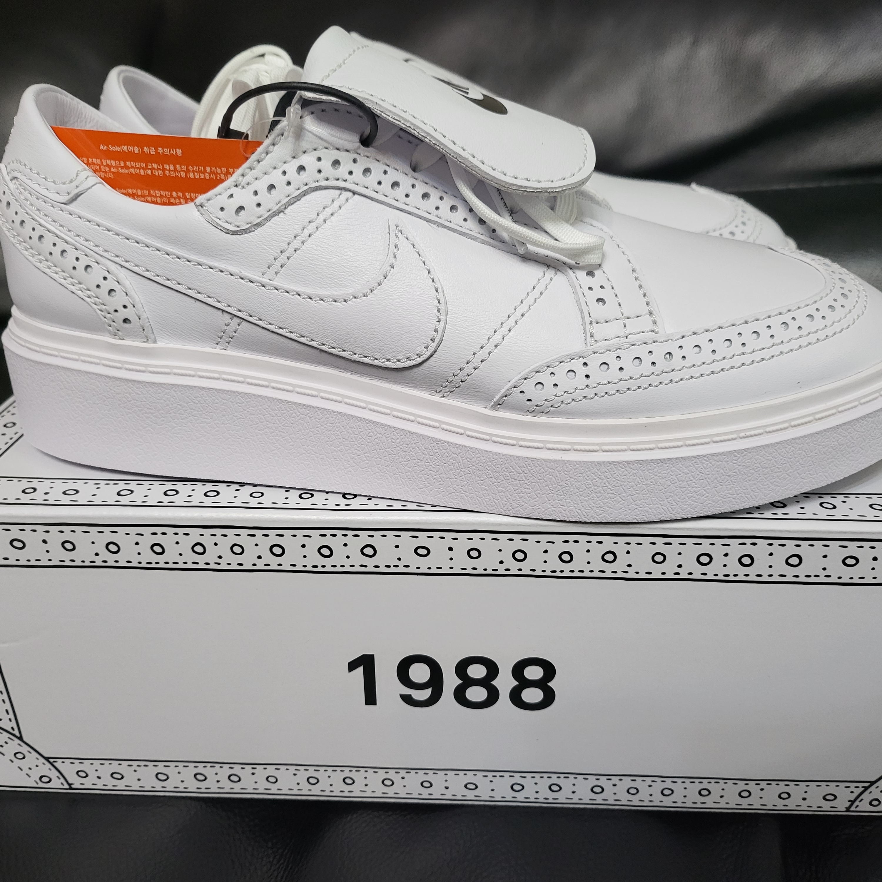 Nike x Peaceminusone Kwondo1 White 착용 스타일 - 3