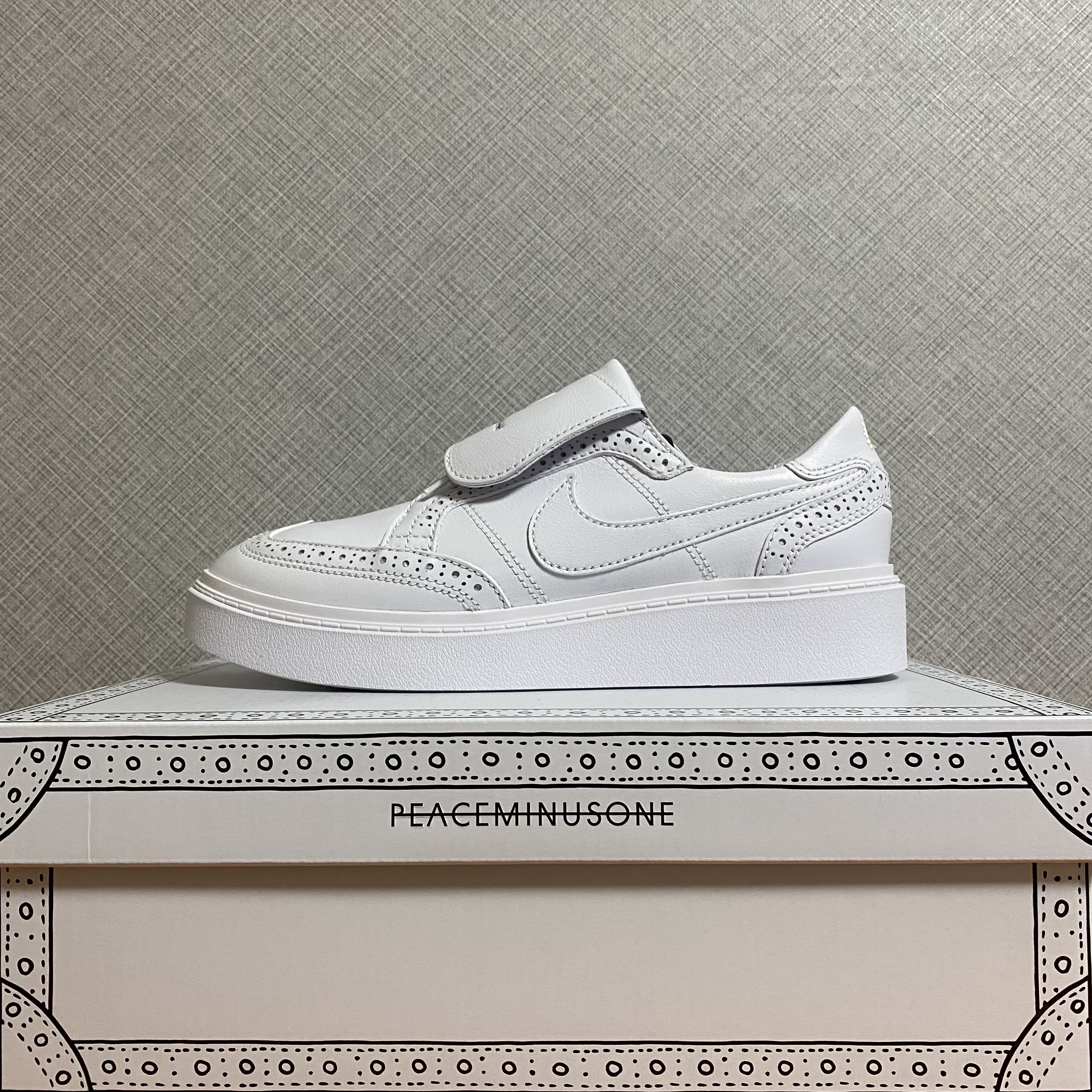 Nike x Peaceminusone Kwondo1 White 착용 스타일 - 1