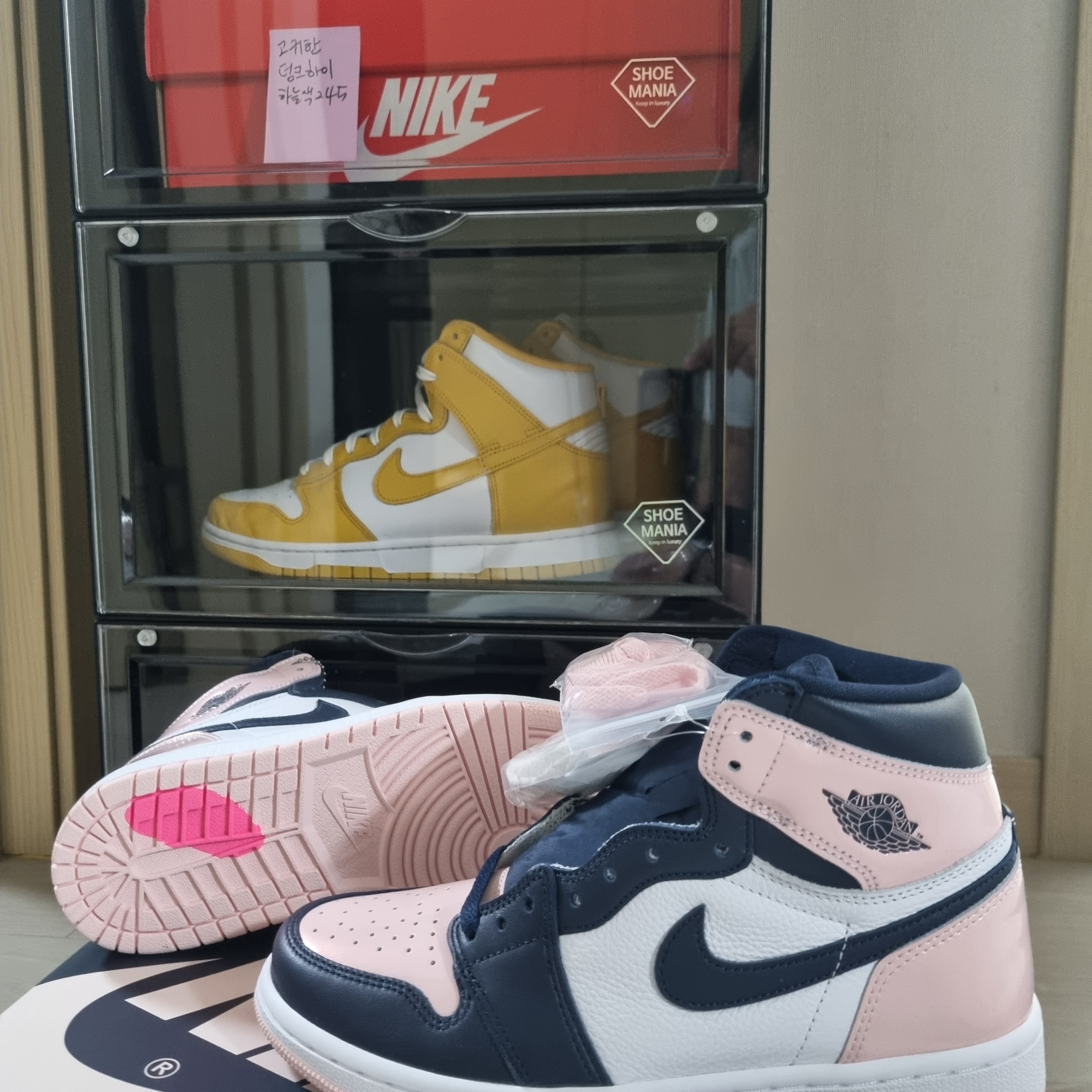 (W) Jordan 1 Retro High OG Atmosphere 착용 스타일 - 3