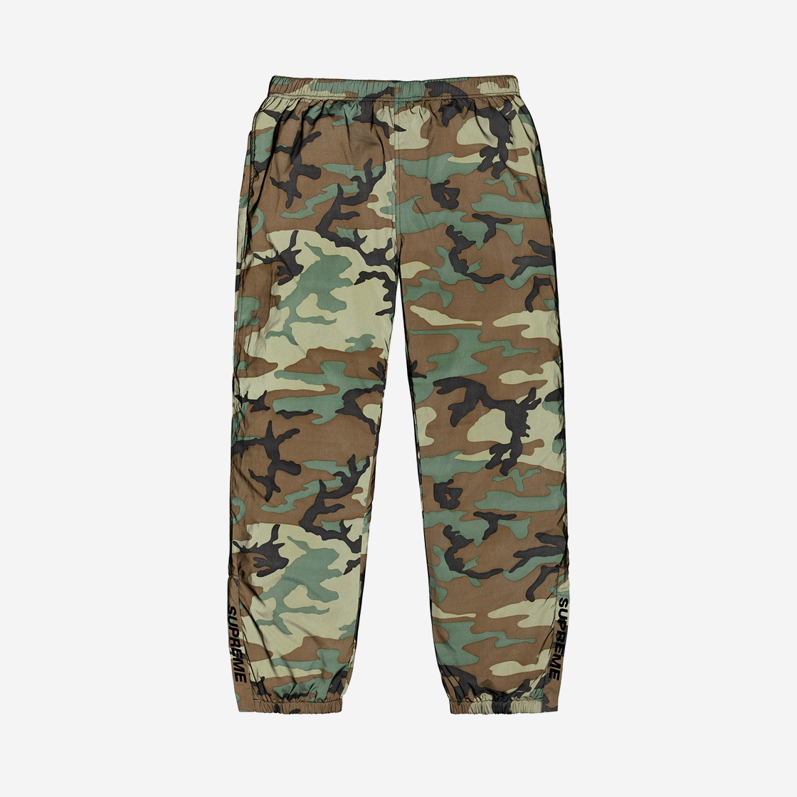 Supreme Reflective Camo Warm Up Pants Woodland Camo - 18FW 상세 이미지 1