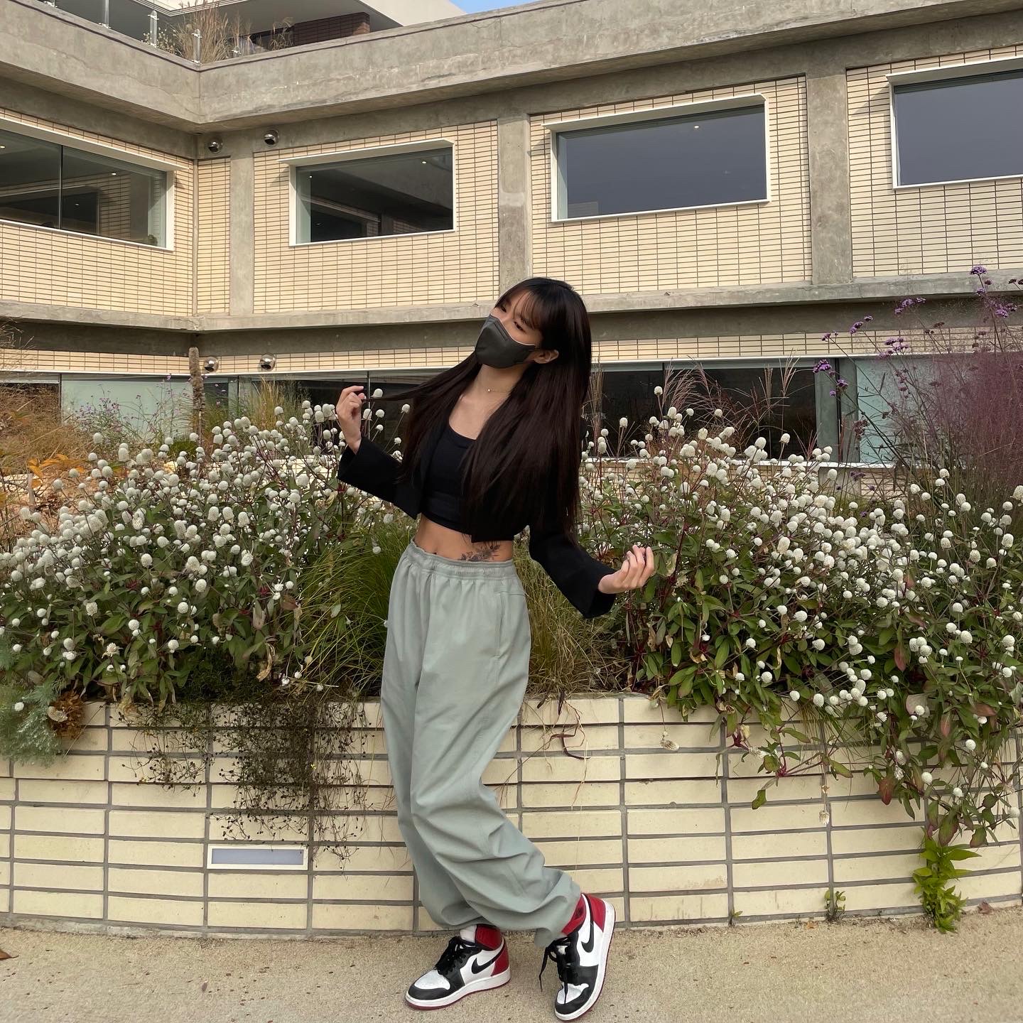 (GS) Jordan 1 Retro High OG Black Toe 2016 착용 스타일