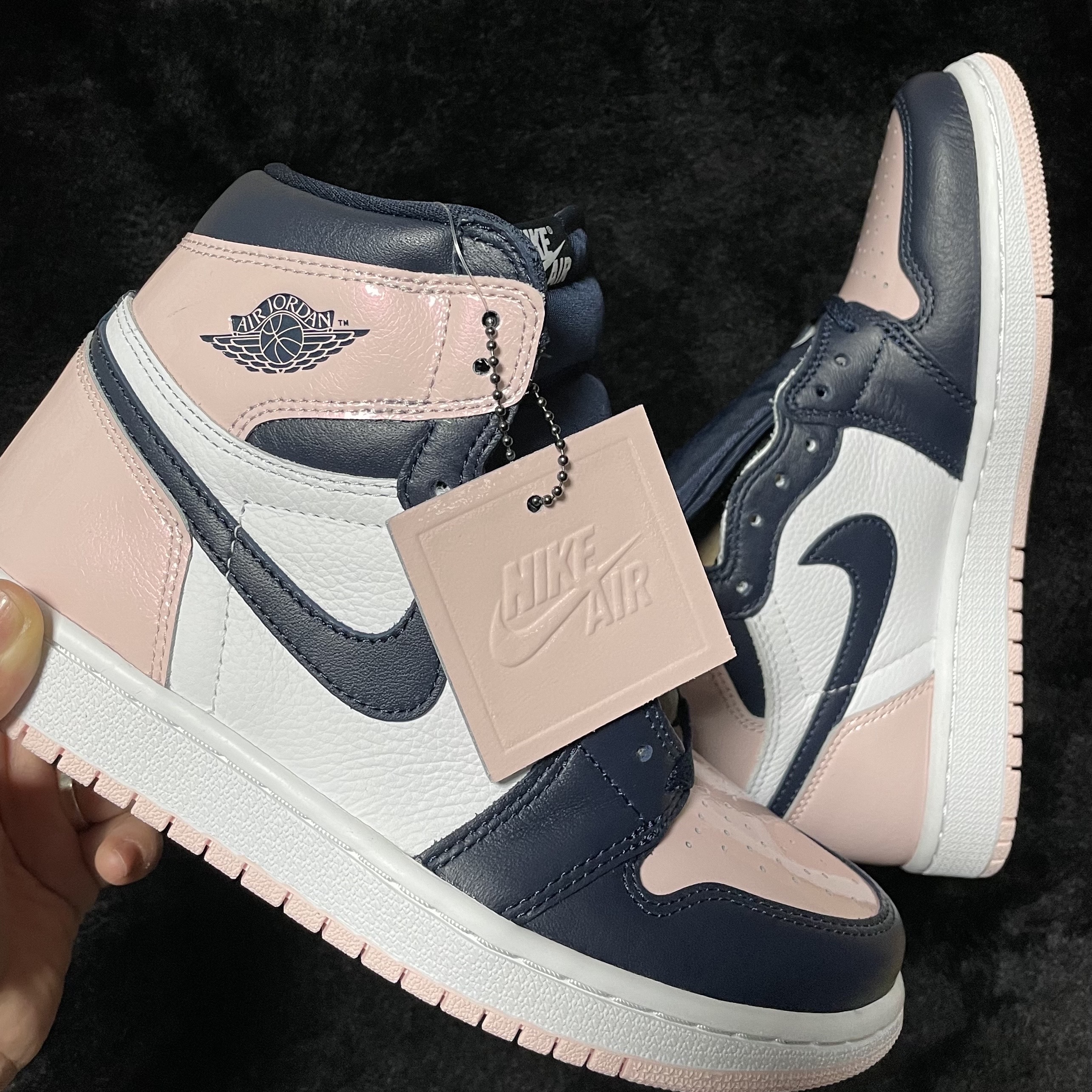 (W) Jordan 1 Retro High OG Atmosphere 착용 스타일 - 2