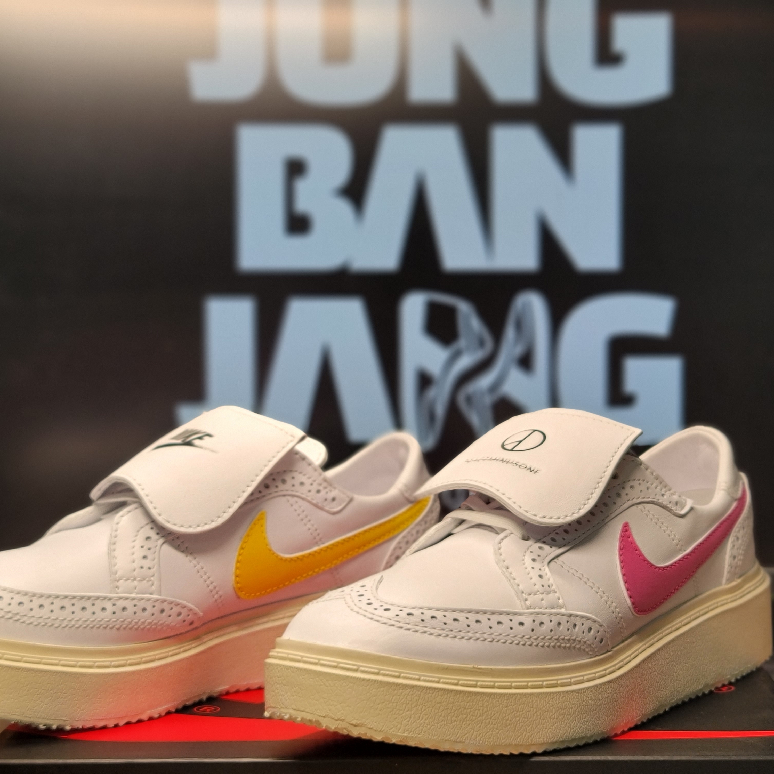 Nike x Peaceminusone Kwondo1 White 착용 스타일 - 1