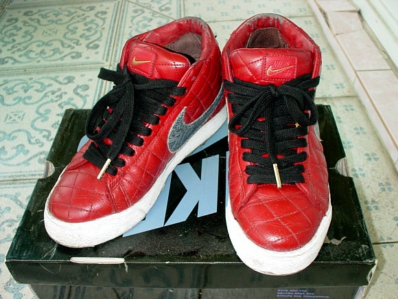 Nike x Supreme SB Blazer Red 2006, Nike x Supreme SB Blazer Sail 2006 착용 스타일 - 1