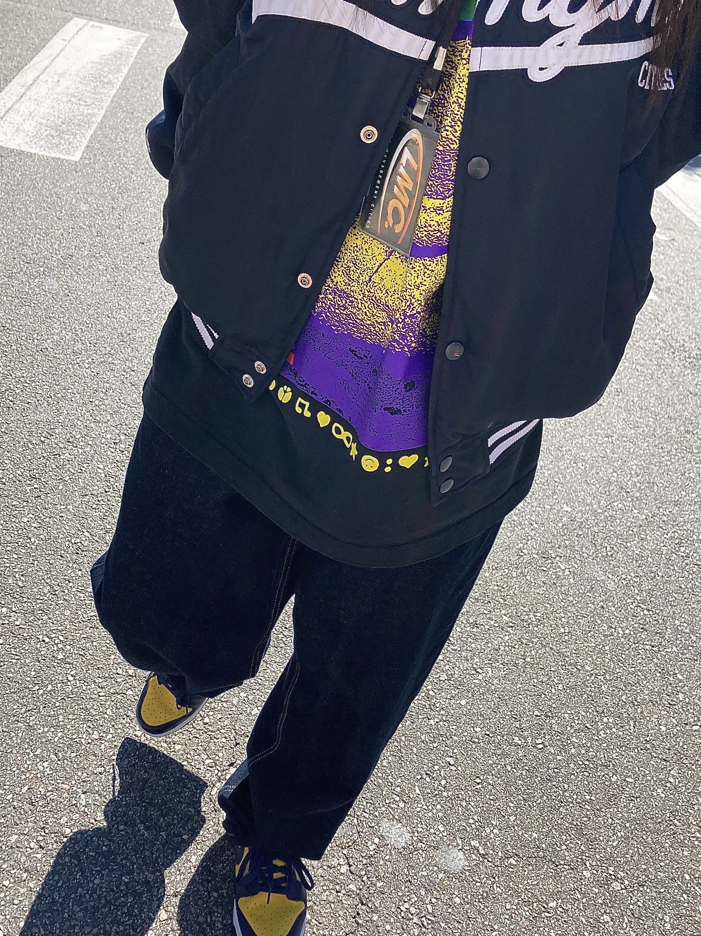 (GS) Nike Dunk Low Varsity Maize, (TD) Nike Dunk Low Varsity Maize 착용 스타일 - 2