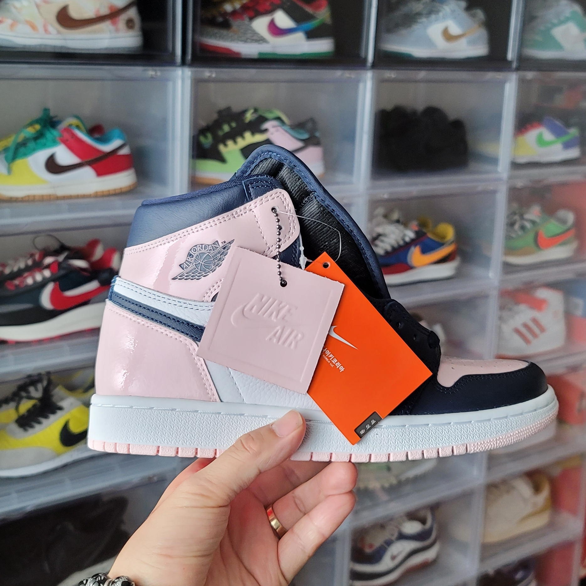(W) Jordan 1 Retro High OG Atmosphere 착용 스타일