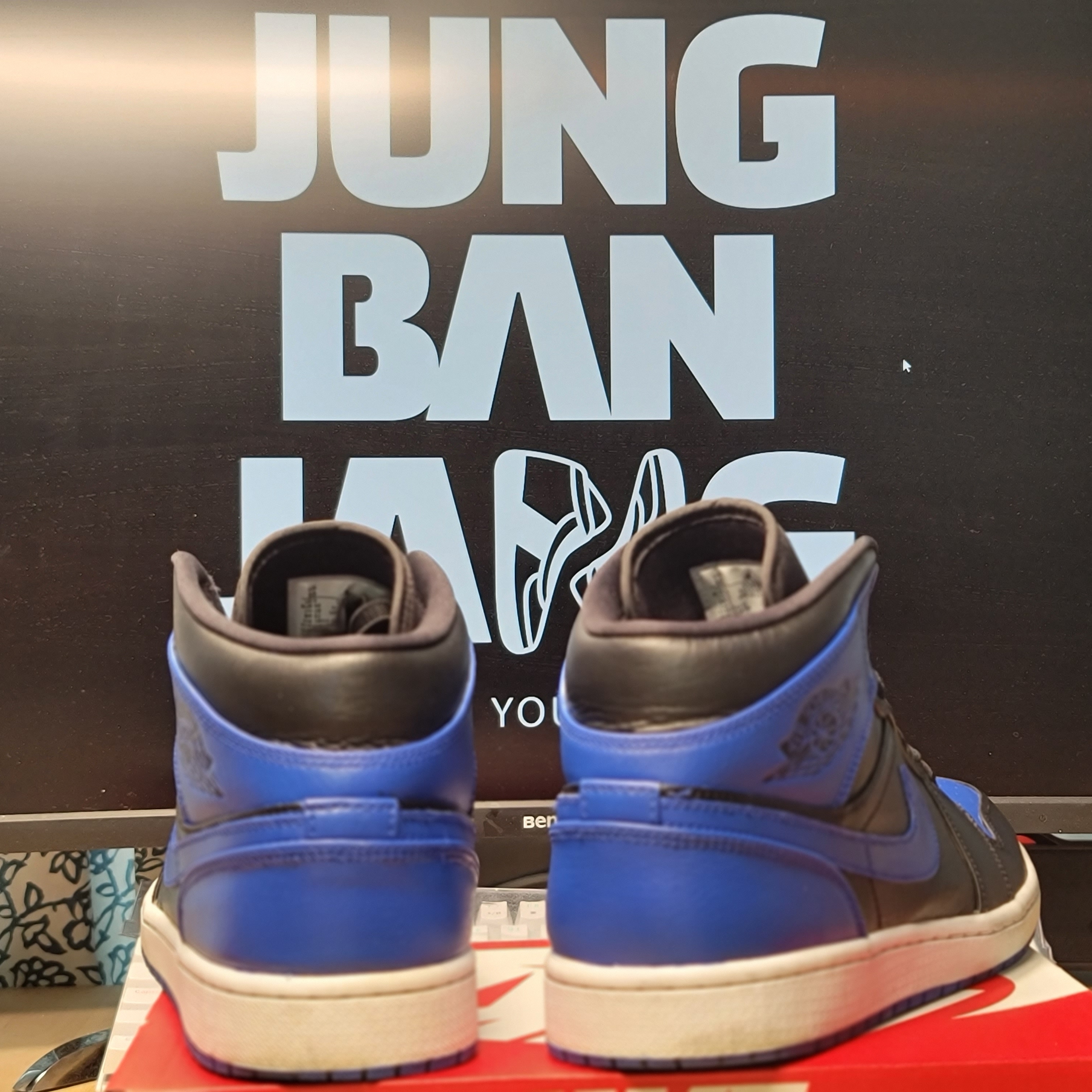 Jordan 1 Mid Racer Blue 착용 스타일 - 2