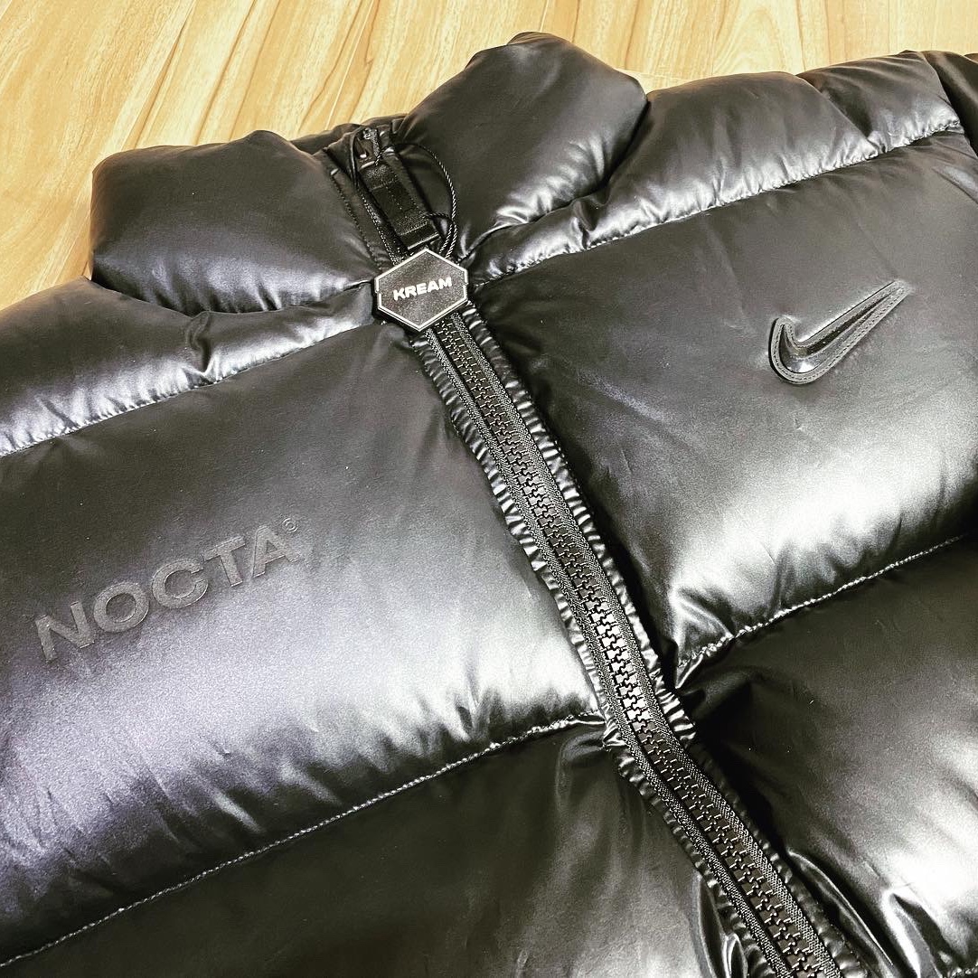Nike x Drake Nocta Puffer Jacket Black - US/EU, Nike x Sacai x Fragment LDWaffle Light Smoke Grey 착용 스타일 - 3