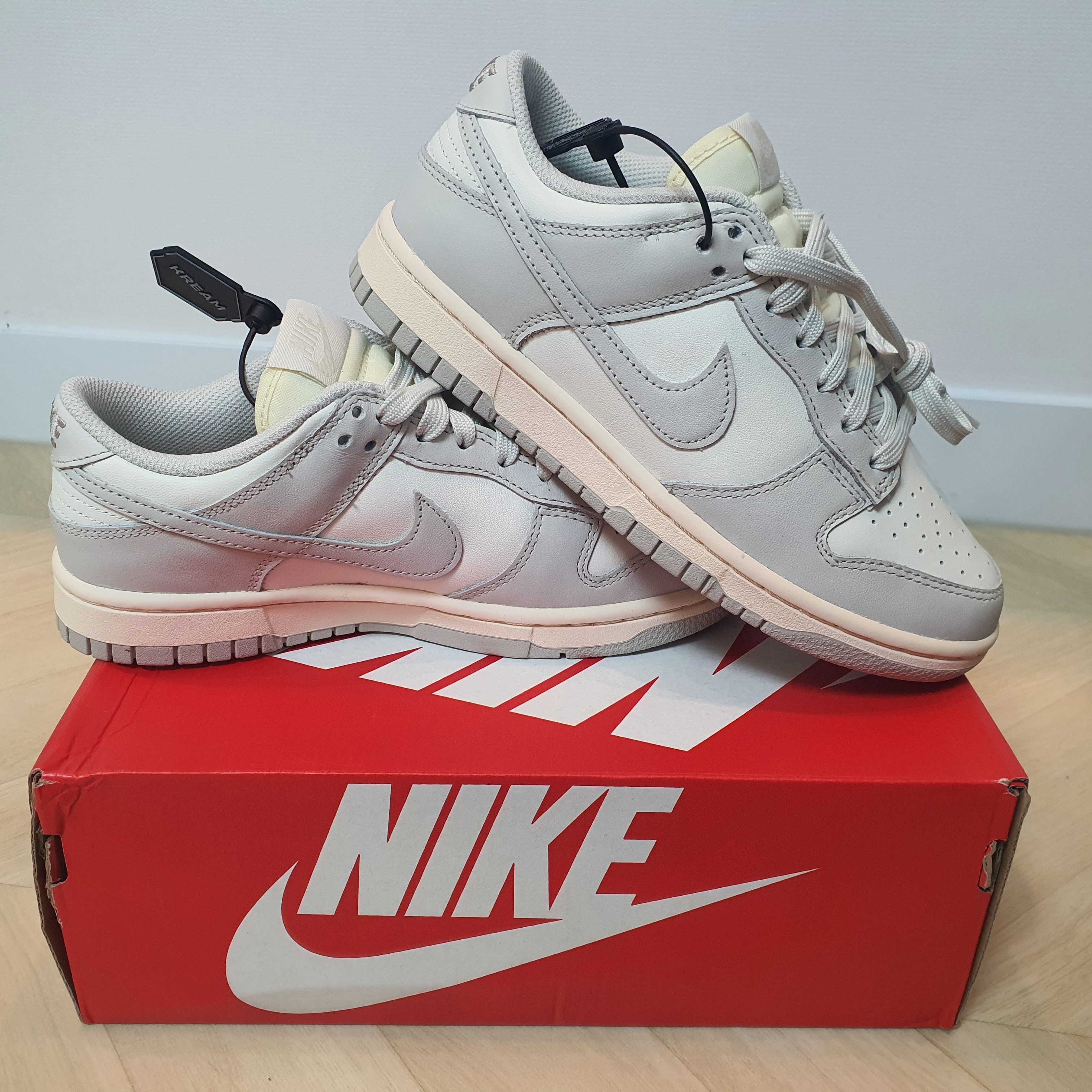 (W) Nike Dunk Low Light Bone 착용 스타일