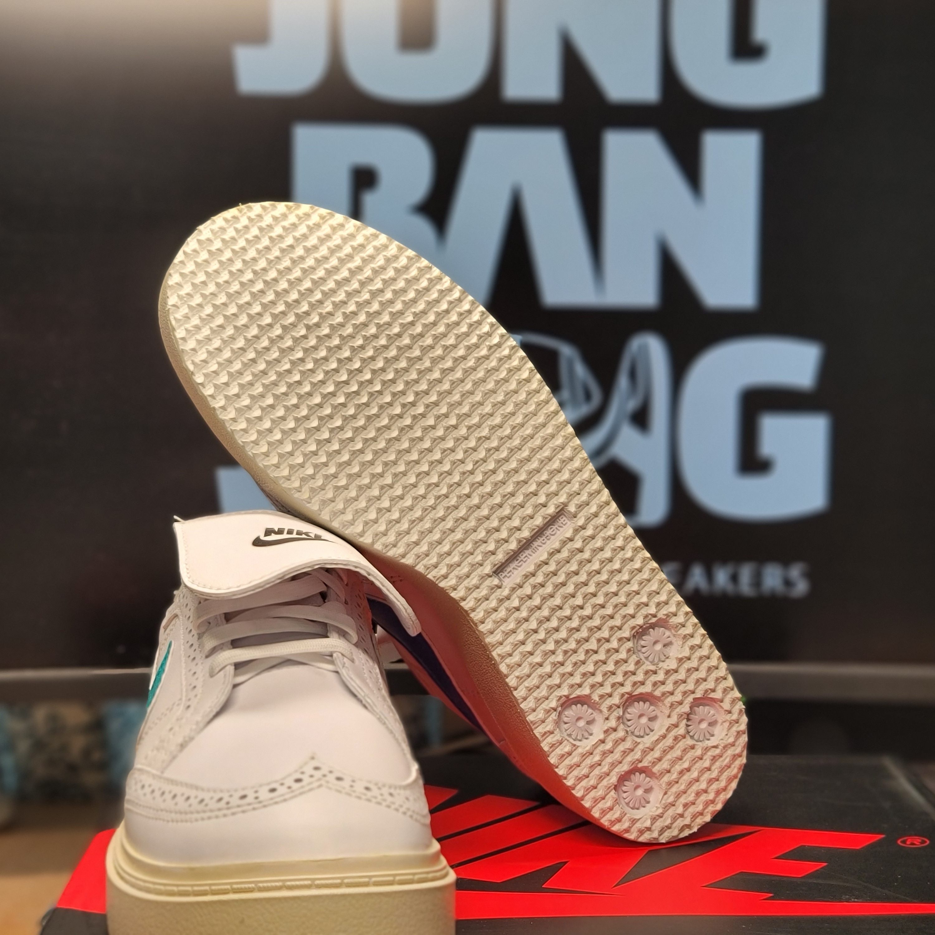 Nike x Peaceminusone Kwondo1 White 착용 스타일 - 3