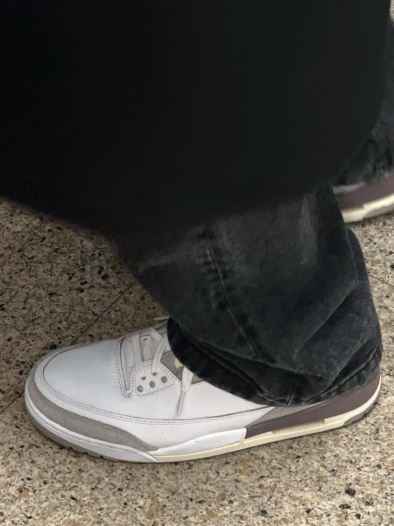 (W) Jordan 3 x A Ma Maniere Retro SP 착용 스타일 - 2