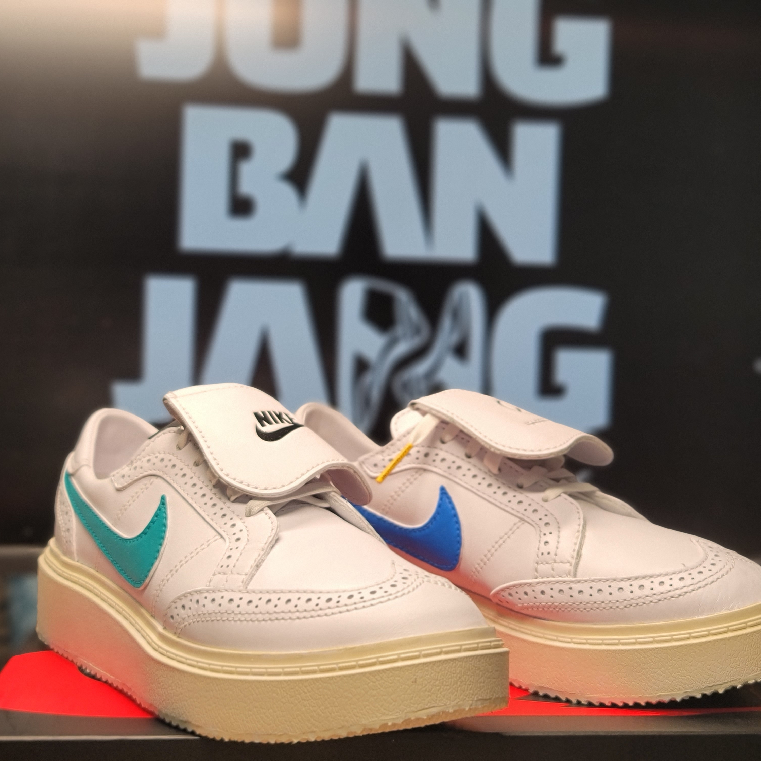 Nike x Peaceminusone Kwondo1 White 착용 스타일 - 2