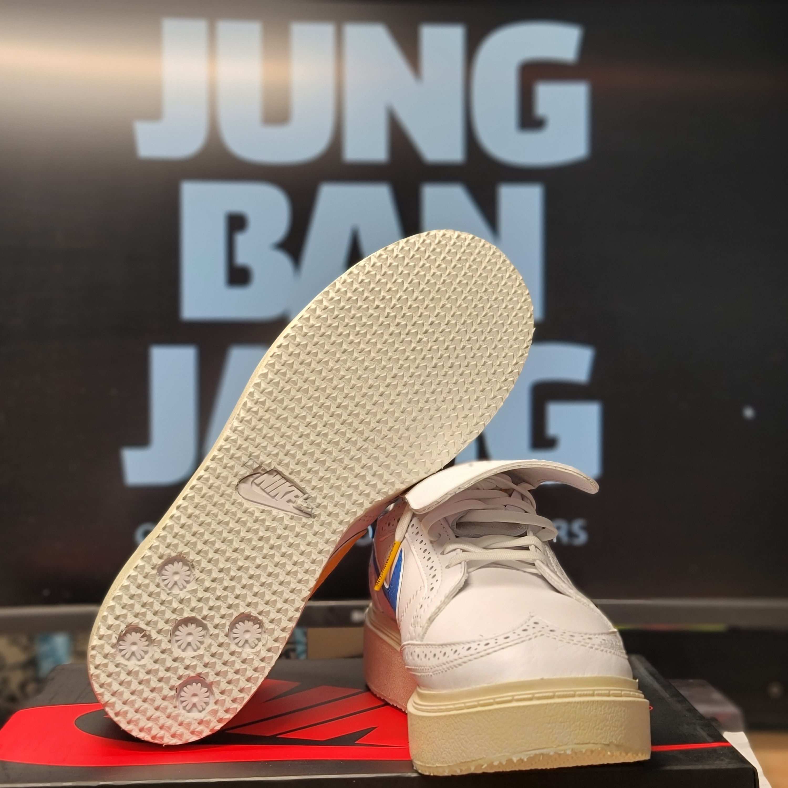 Nike x Peaceminusone Kwondo1 White 착용 스타일 - 4