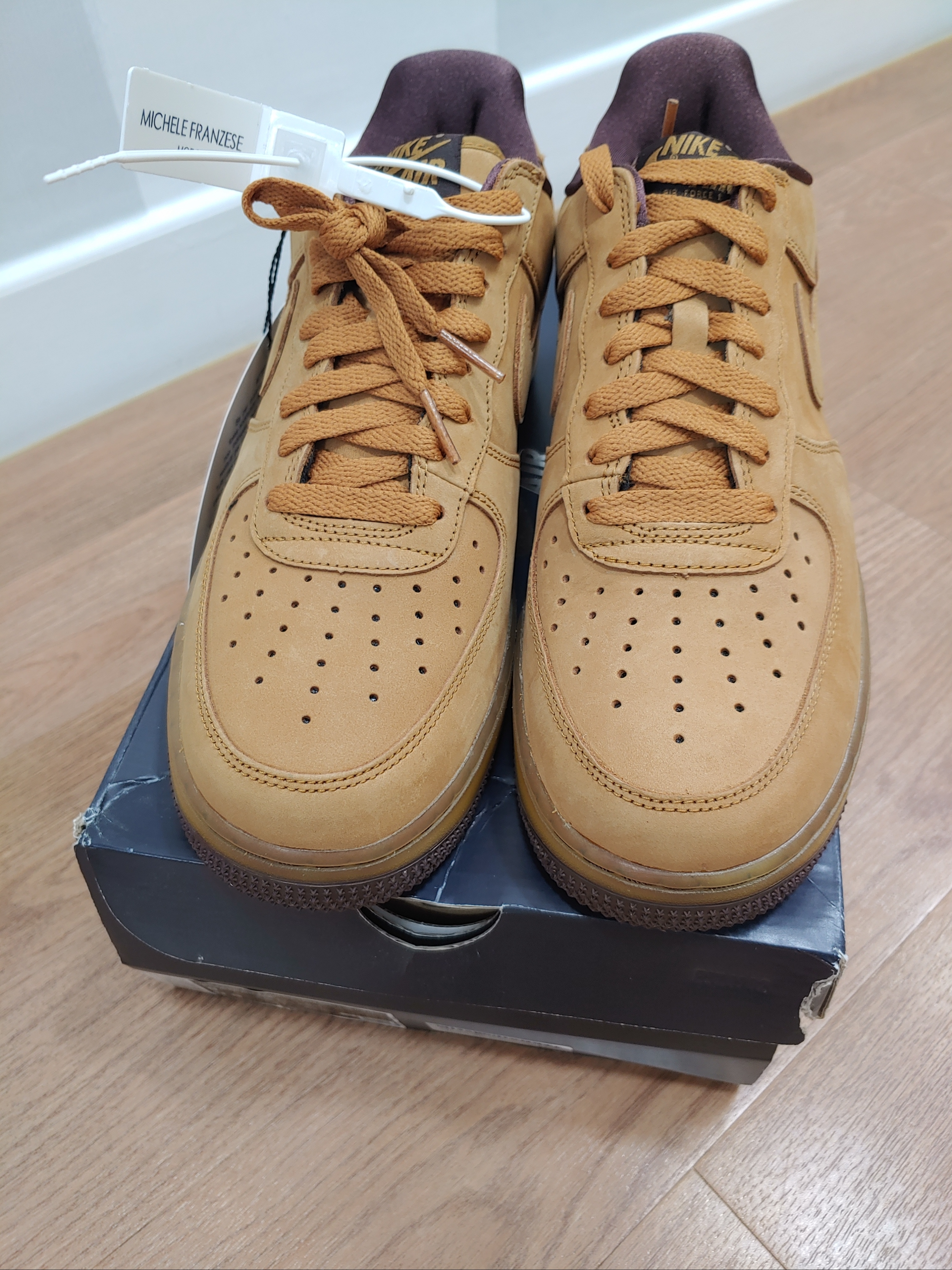 Nike Air Force 1 Low Retro SP Wheat Mocha 착용 스타일 - 1