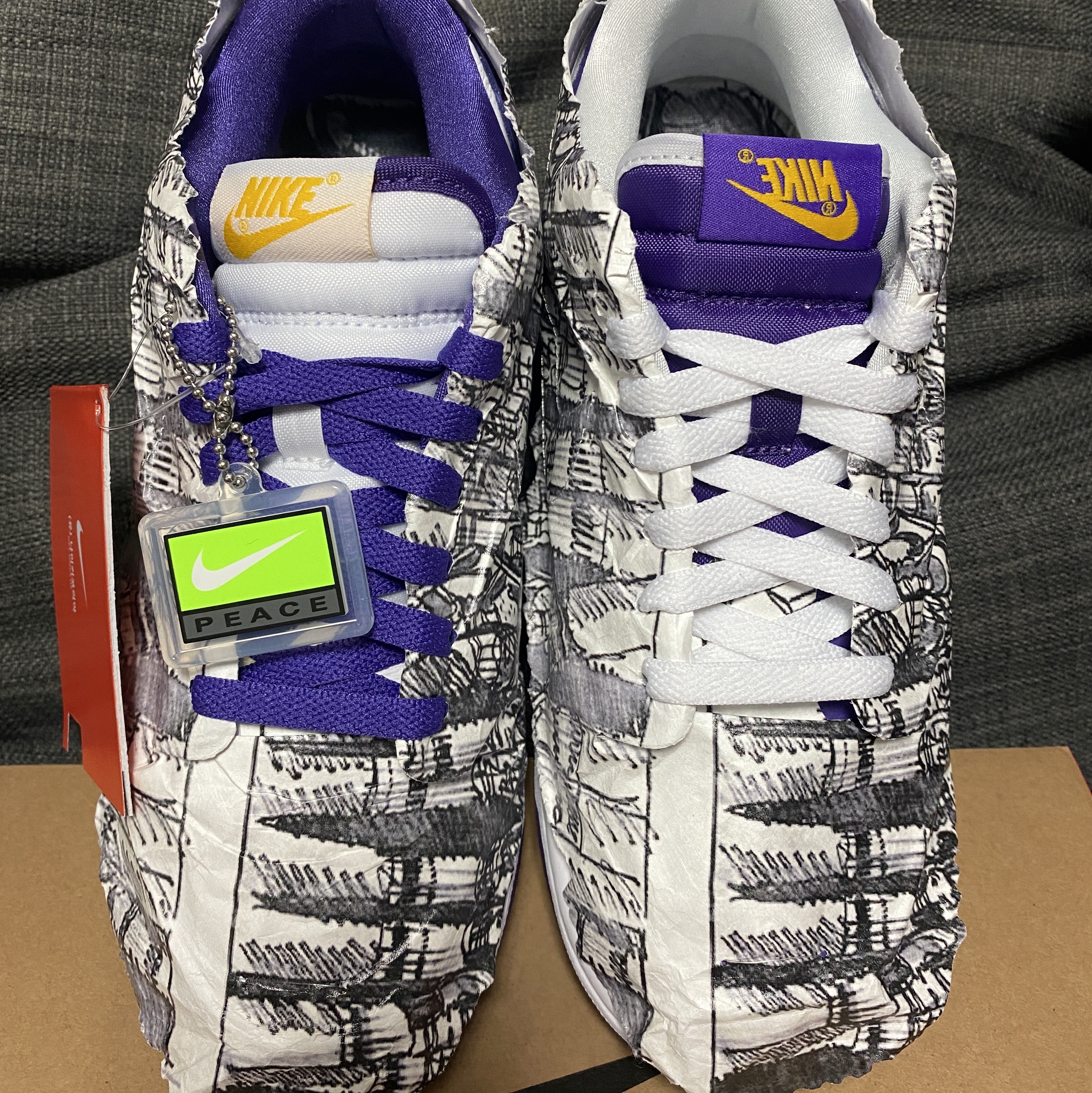 (W) Nike Dunk Low SE Flip 착용 스타일