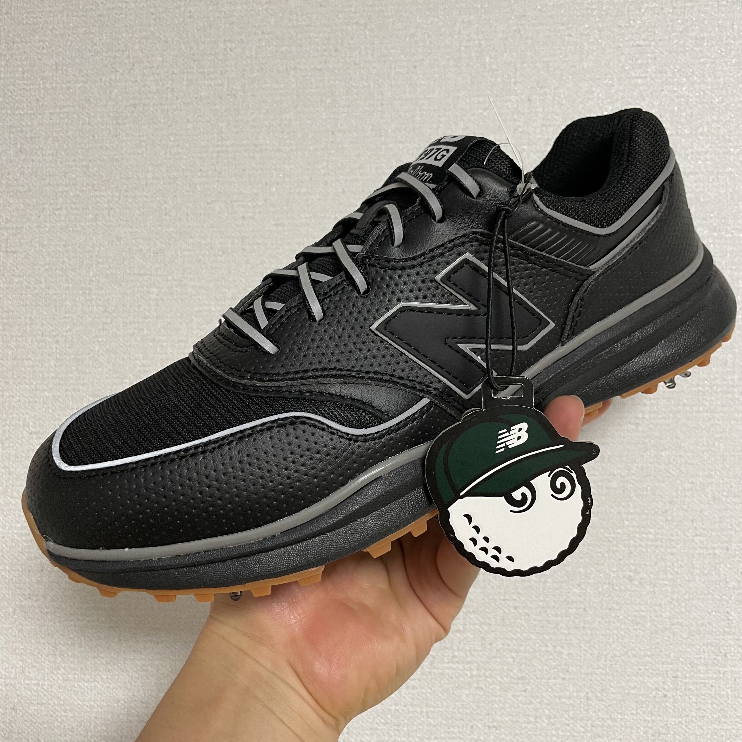 New Balance x Malbon 997 Golf Black 착용 스타일