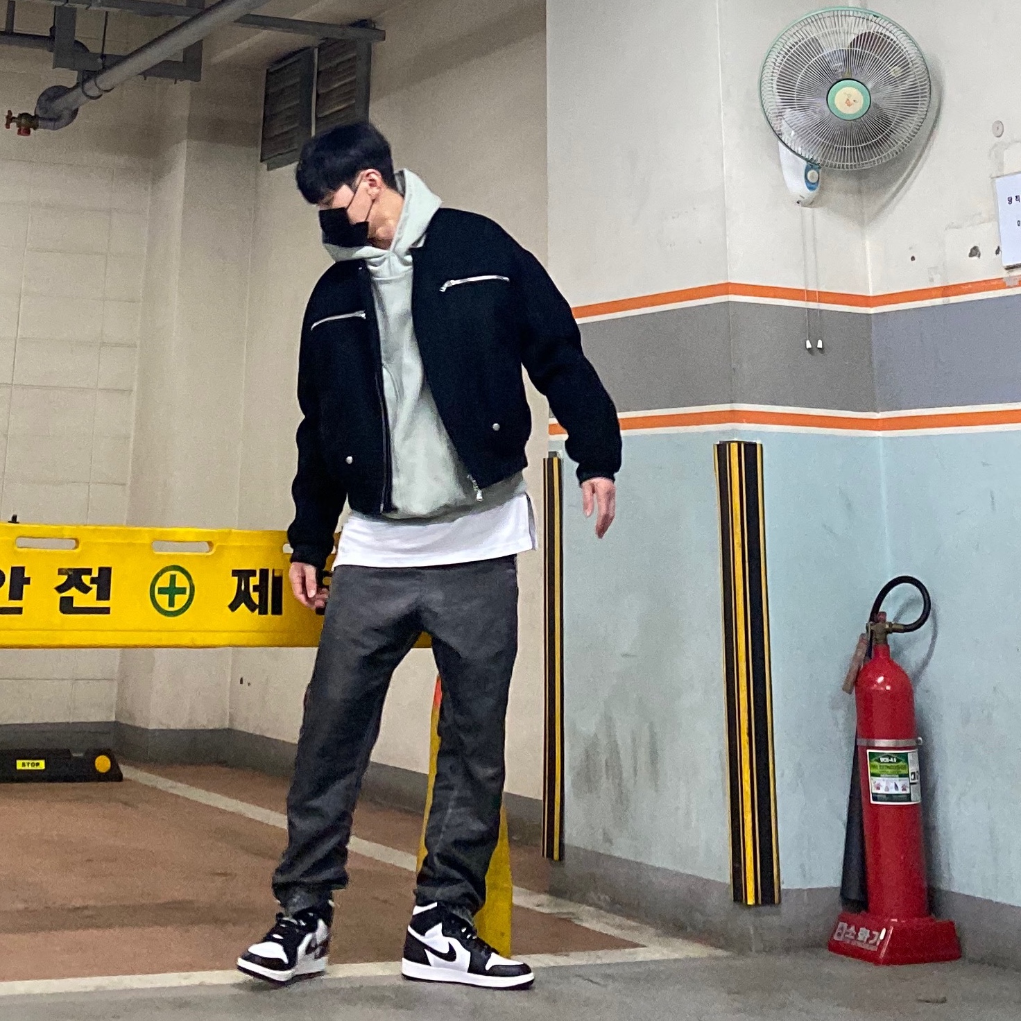 Jordan 1 Retro High OG Black White 2014 착용 스타일