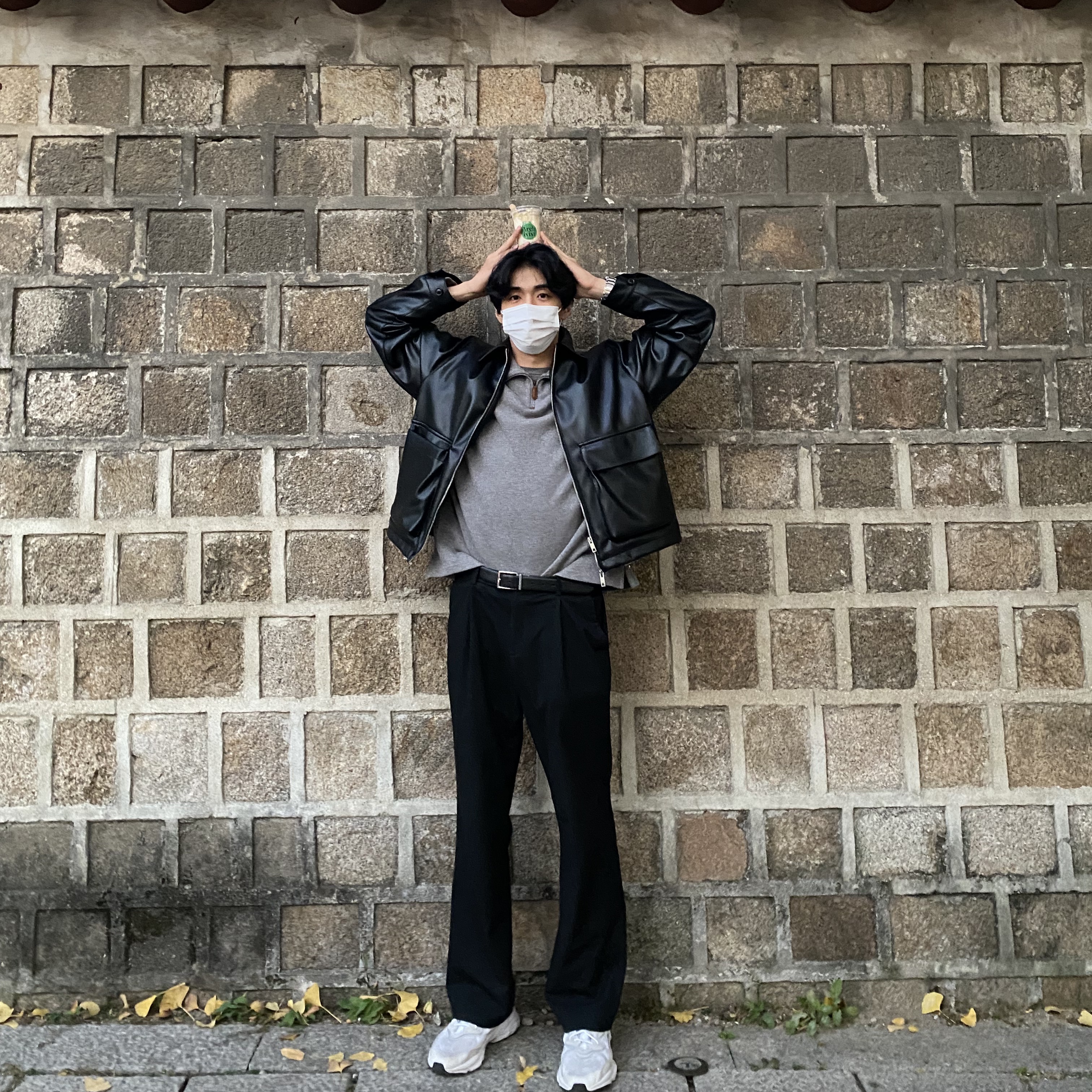 Nike x Peaceminusone Kwondo1 White 착용 스타일