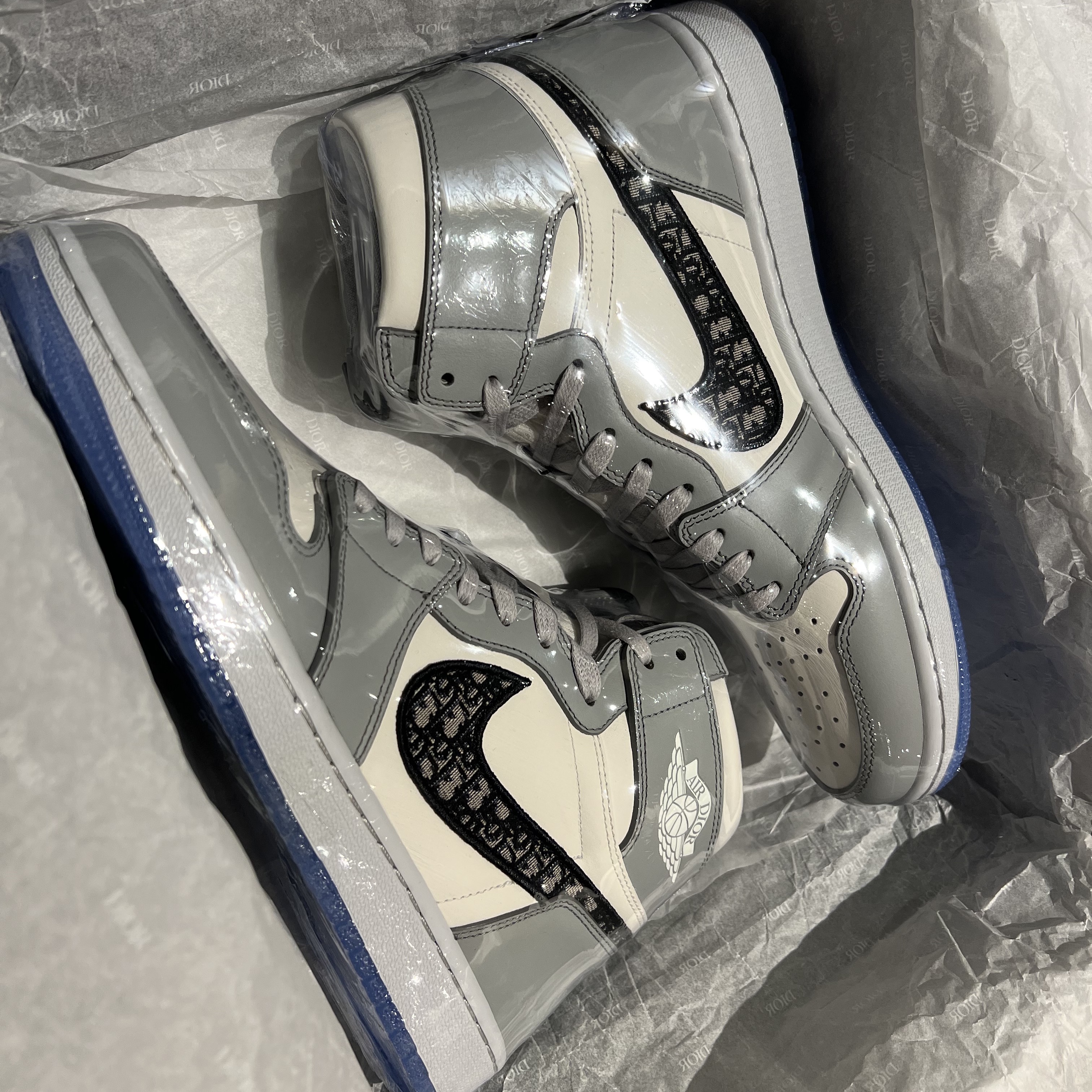 Jordan 1 x Dior High OG 착용 스타일