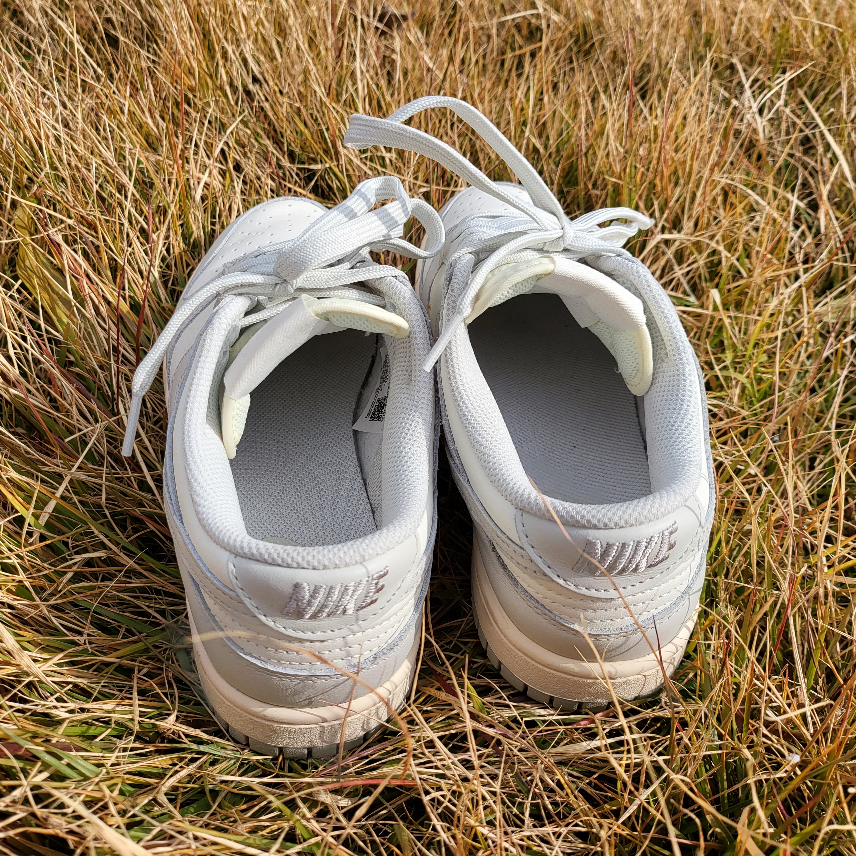 (W) Nike Dunk Low Light Bone 착용 스타일 - 2