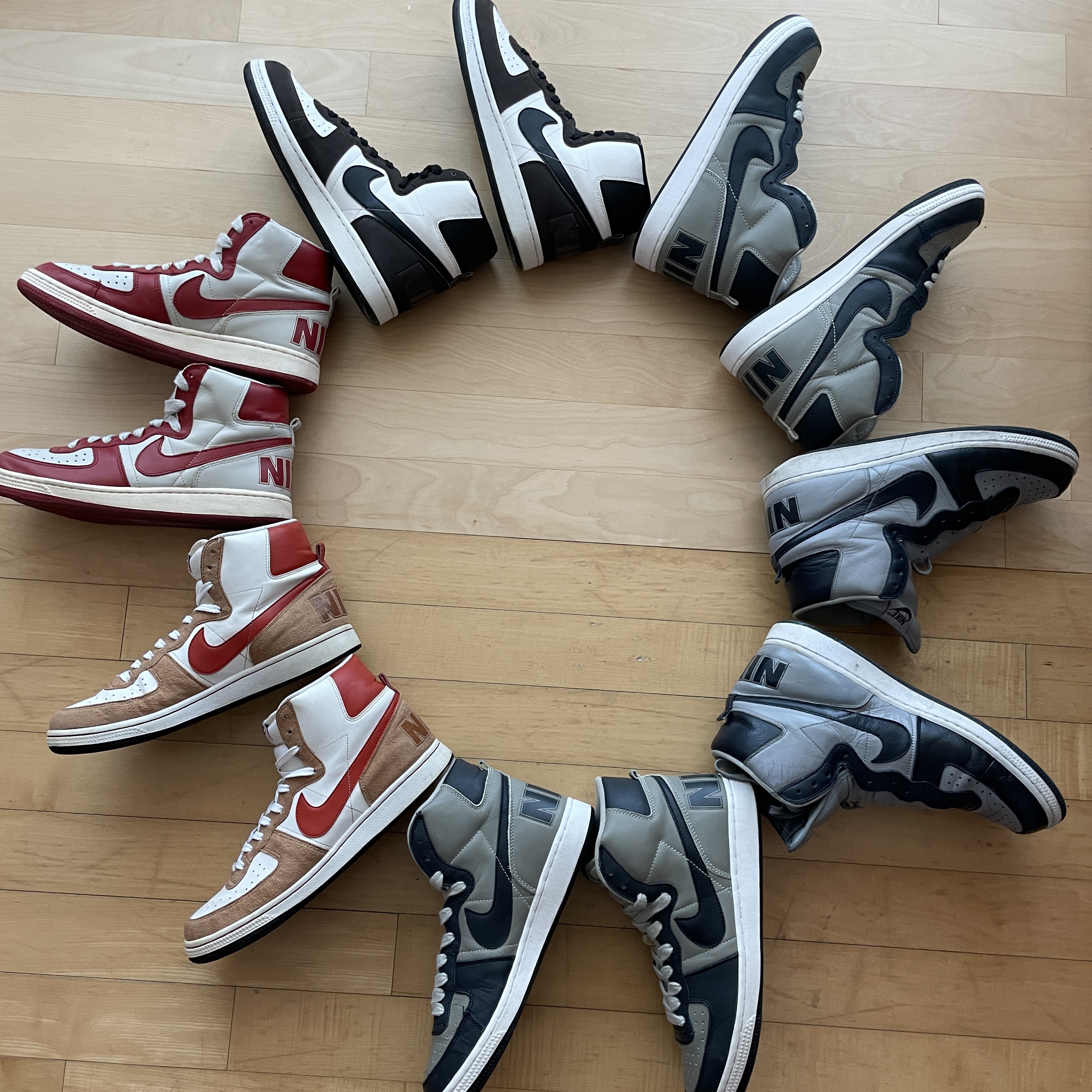 Nike Terminator High VNTG Georgetown 착용 스타일