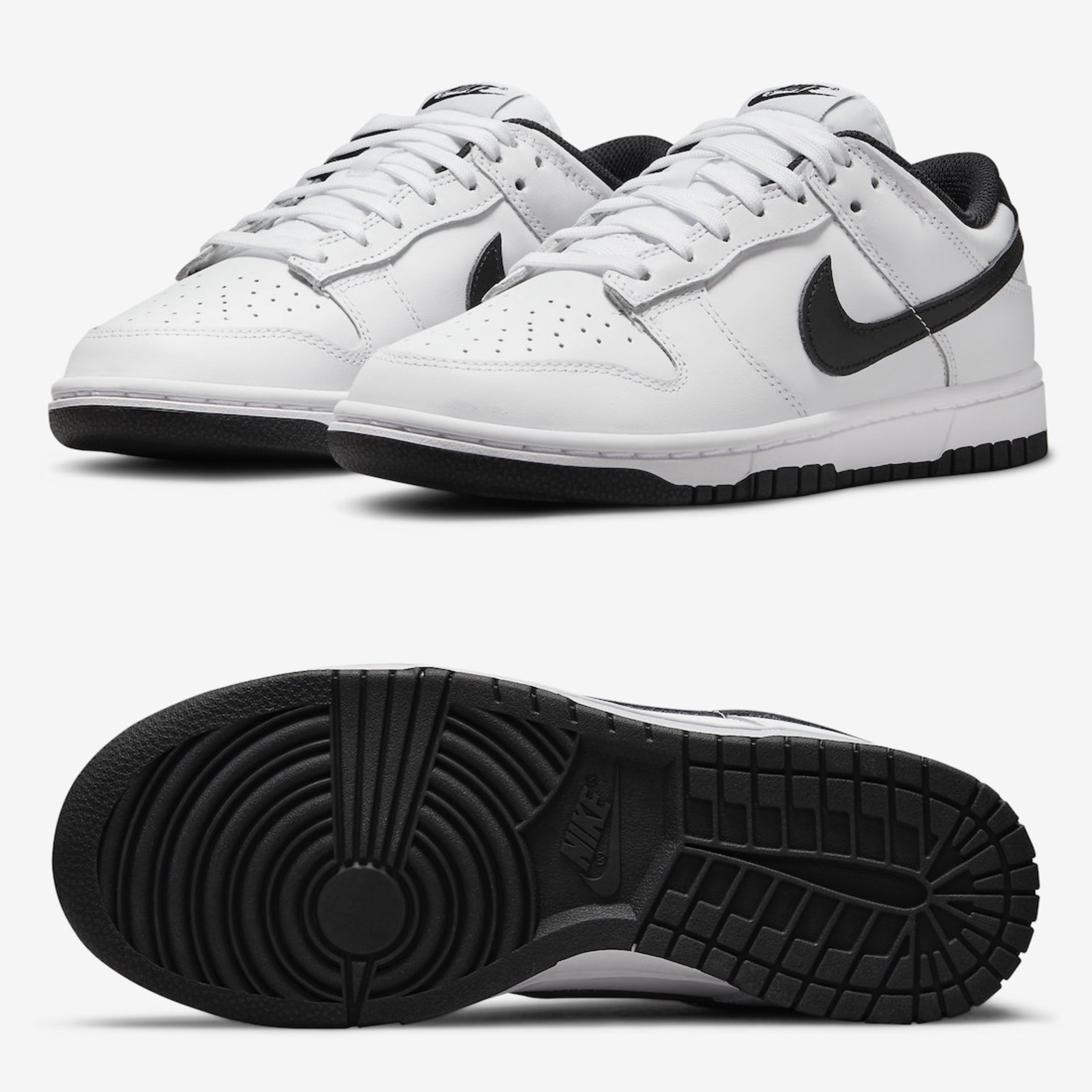 Nike Dunk Low Retro Black 착용 스타일 - 2