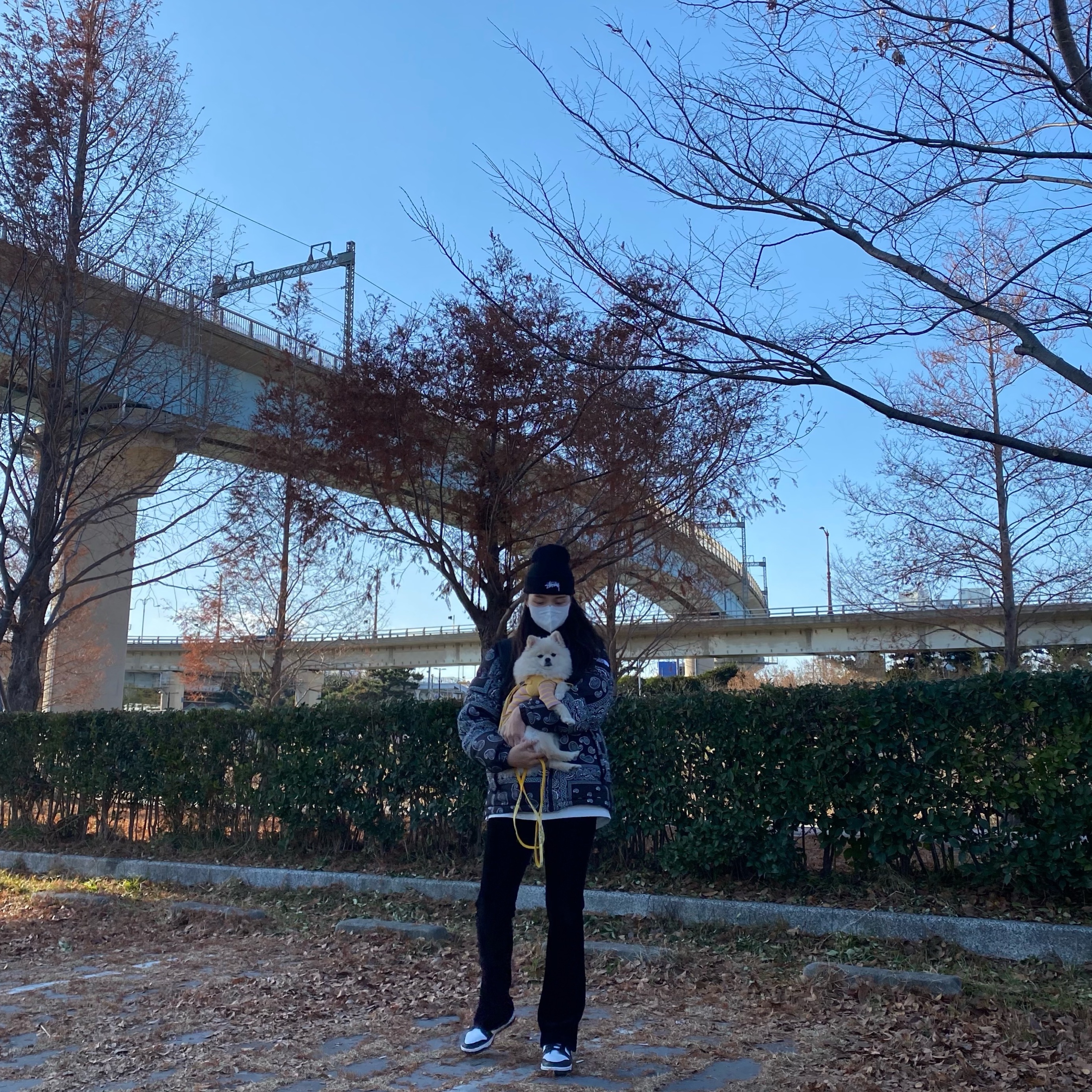 Stussy Stock Cuff Beanie Black, The North Face Nuptse Down Jacket Black 착용 스타일
