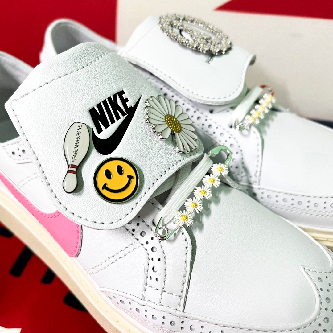 Nike x Peaceminusone Kwondo1 White 착용 스타일 - 5