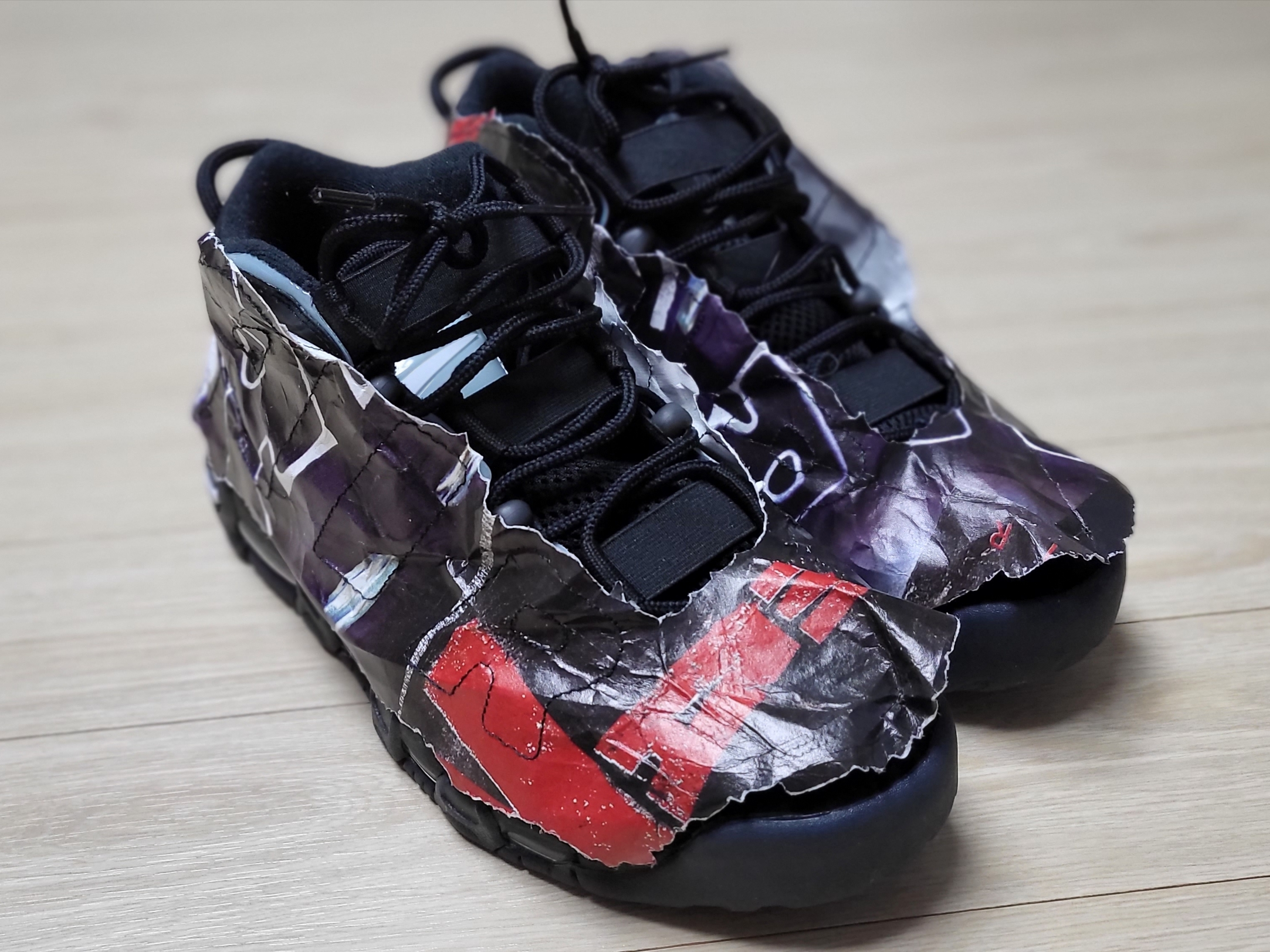Nike Air More Uptempo 96 Maximum Volume 착용 스타일 - 1