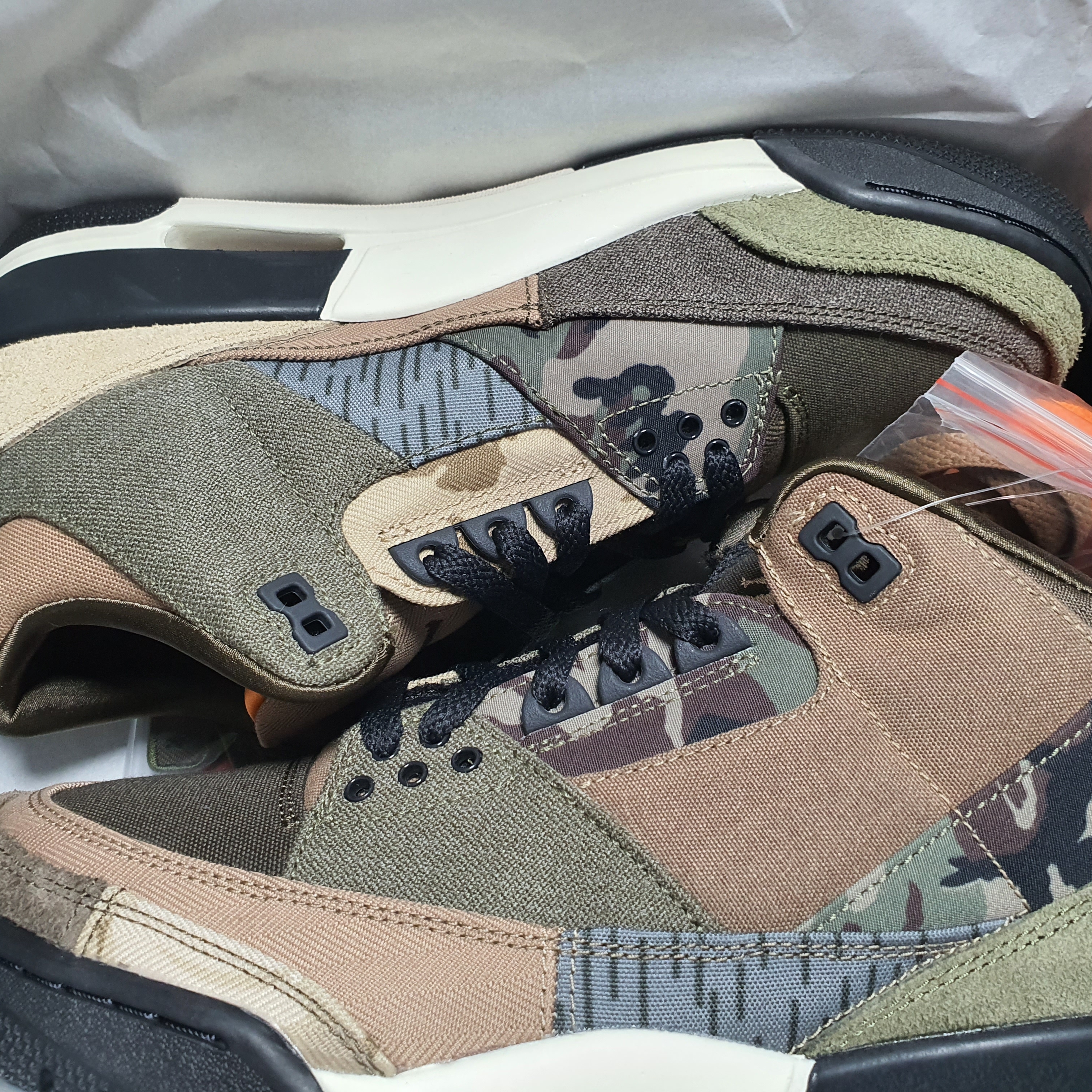 Jordan 3 Retro SE Patchwork 착용 스타일 - 3