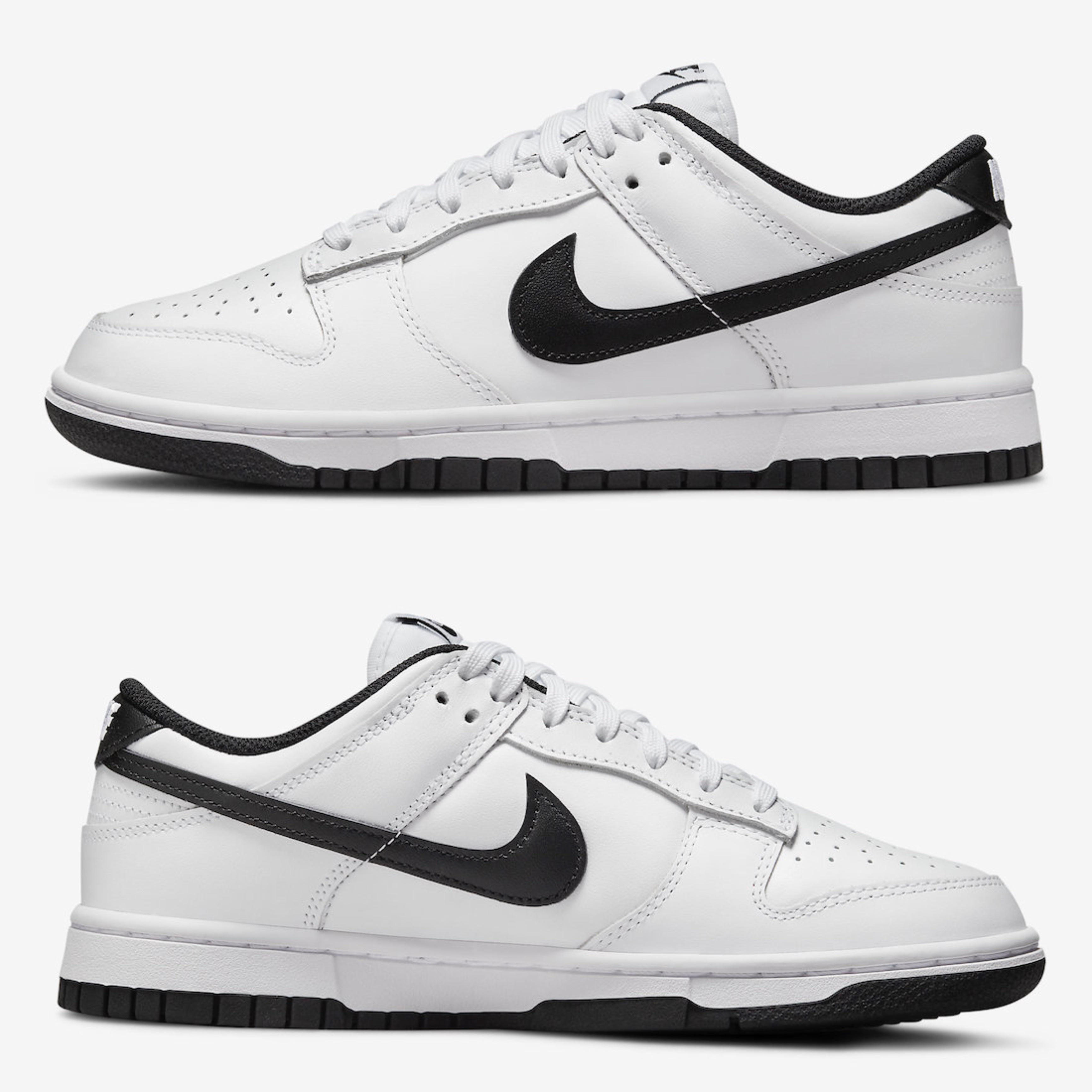 Nike Dunk Low Retro Black 착용 스타일 - 3