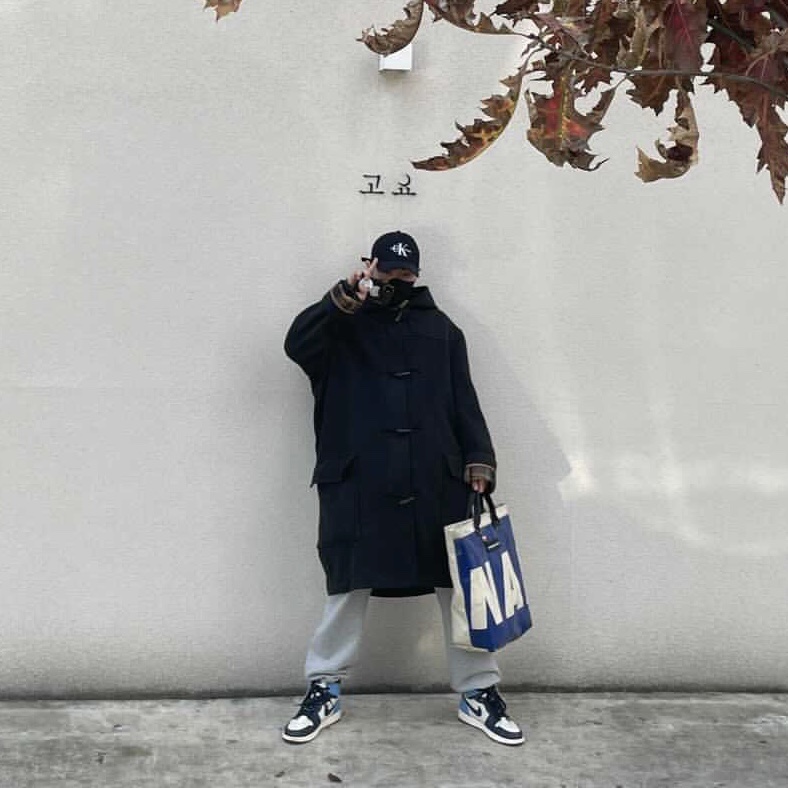 Jordan 1 Retro High Obsidian UNC 착용 스타일