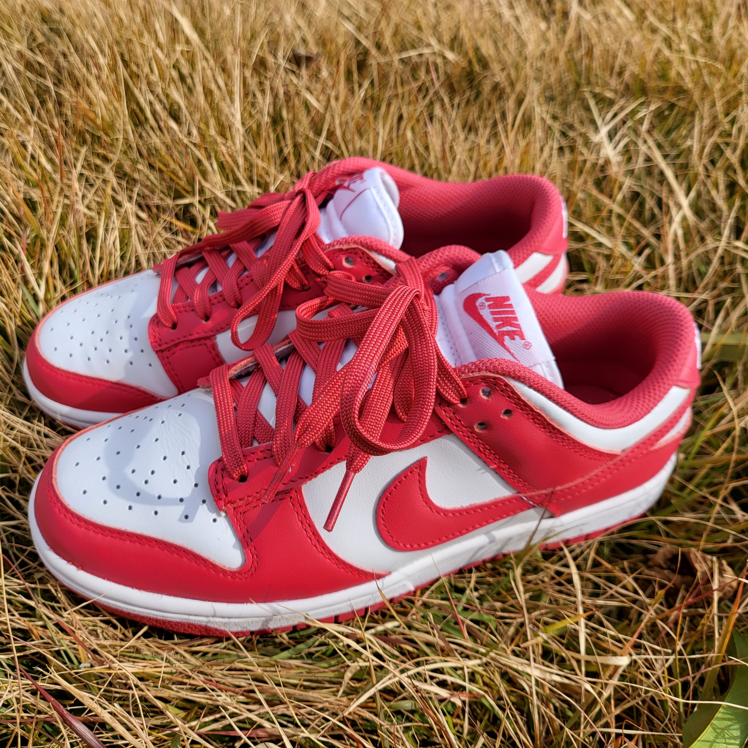 (W) Nike Dunk Low Archeo Pink 착용 스타일 - 1