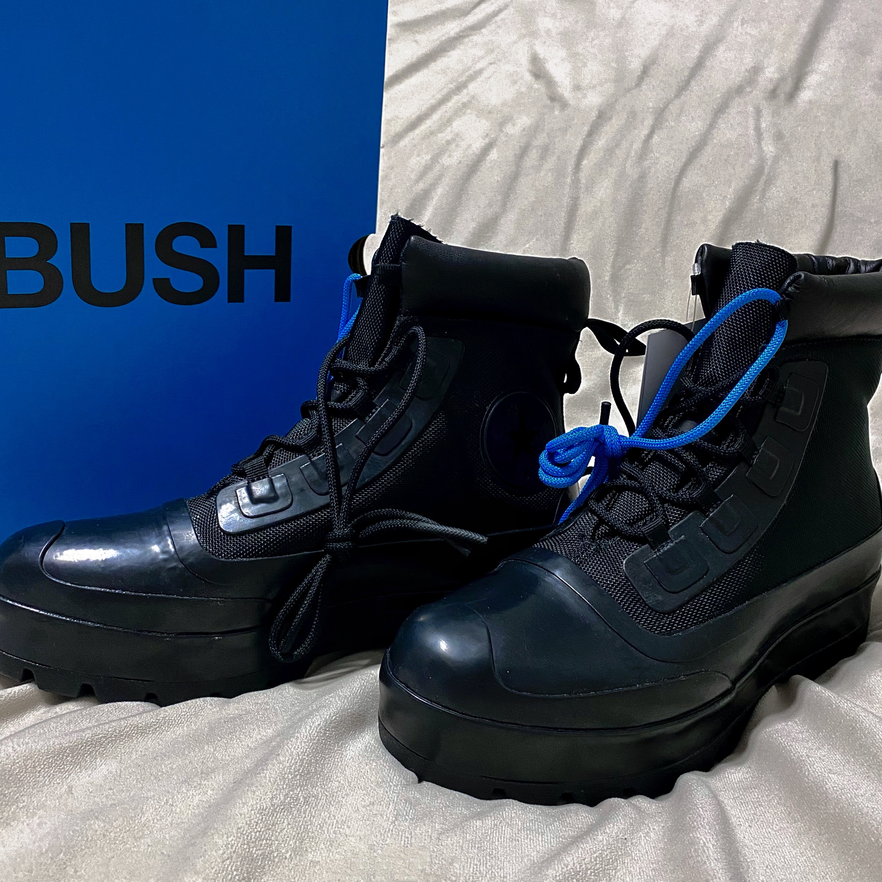 Converse x Ambush Chuck Taylor All Star Duck Boot Black 착용 스타일 - 2