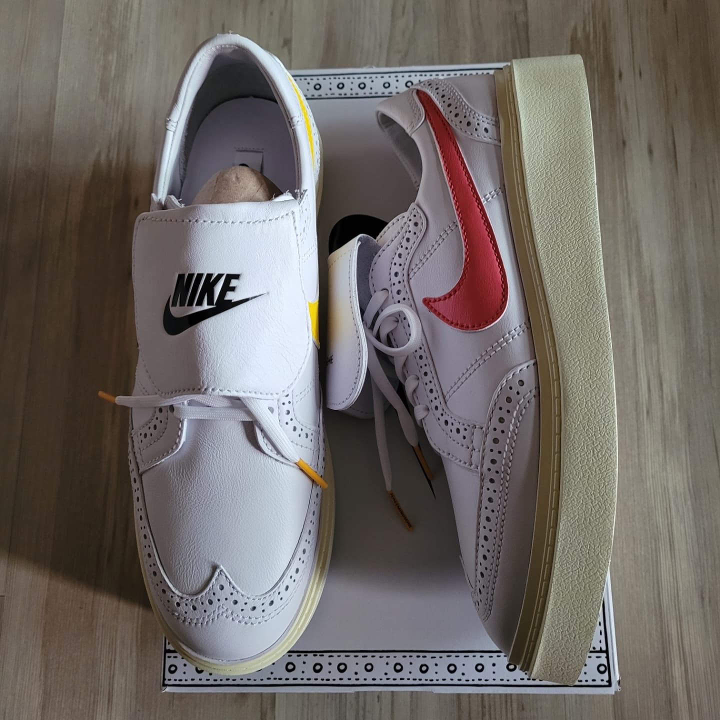 Nike x Peaceminusone Kwondo1 White 착용 스타일 - 1