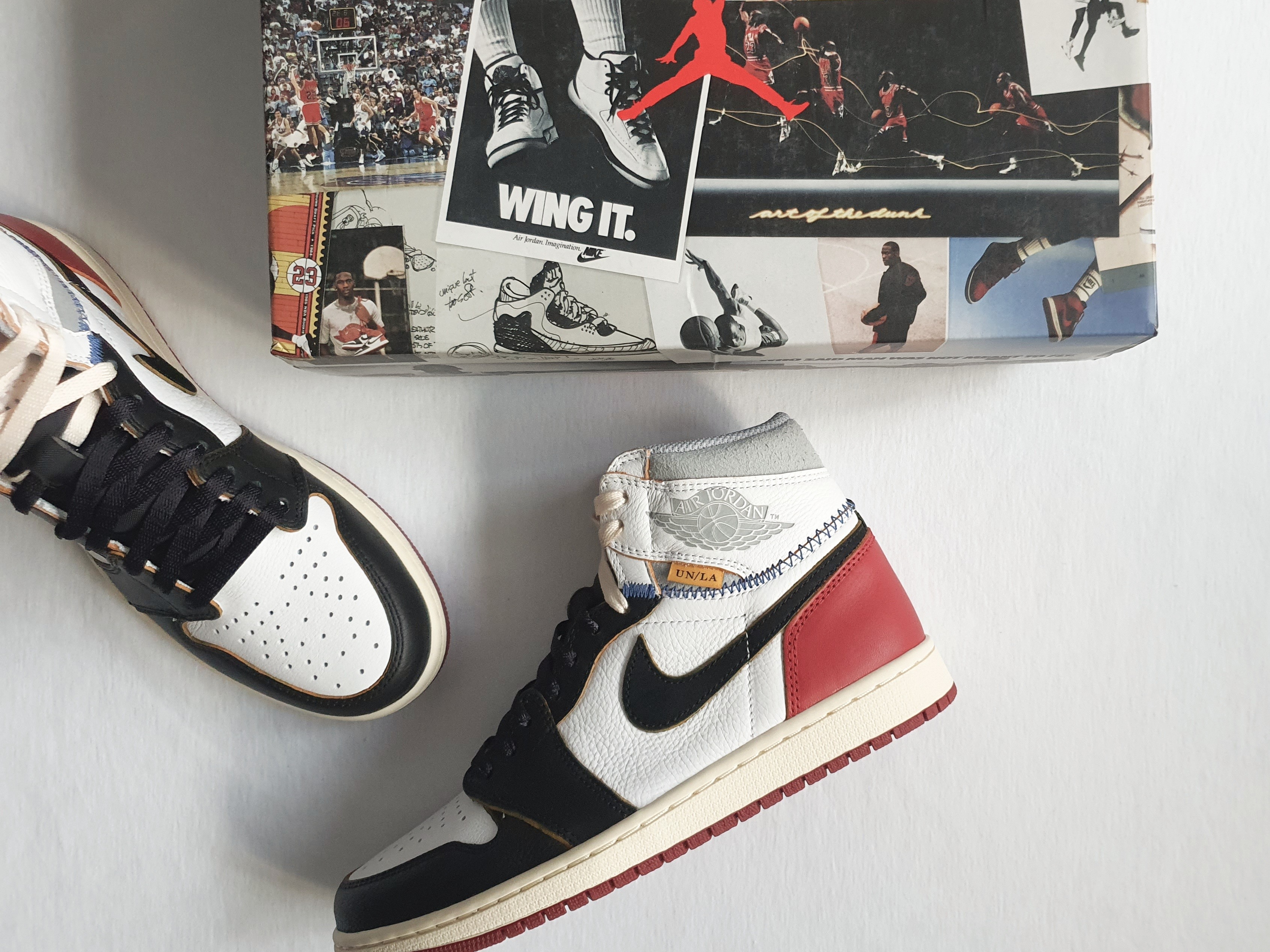 Jordan 1 x Union Retro High Black Toe 착용 스타일 - 3