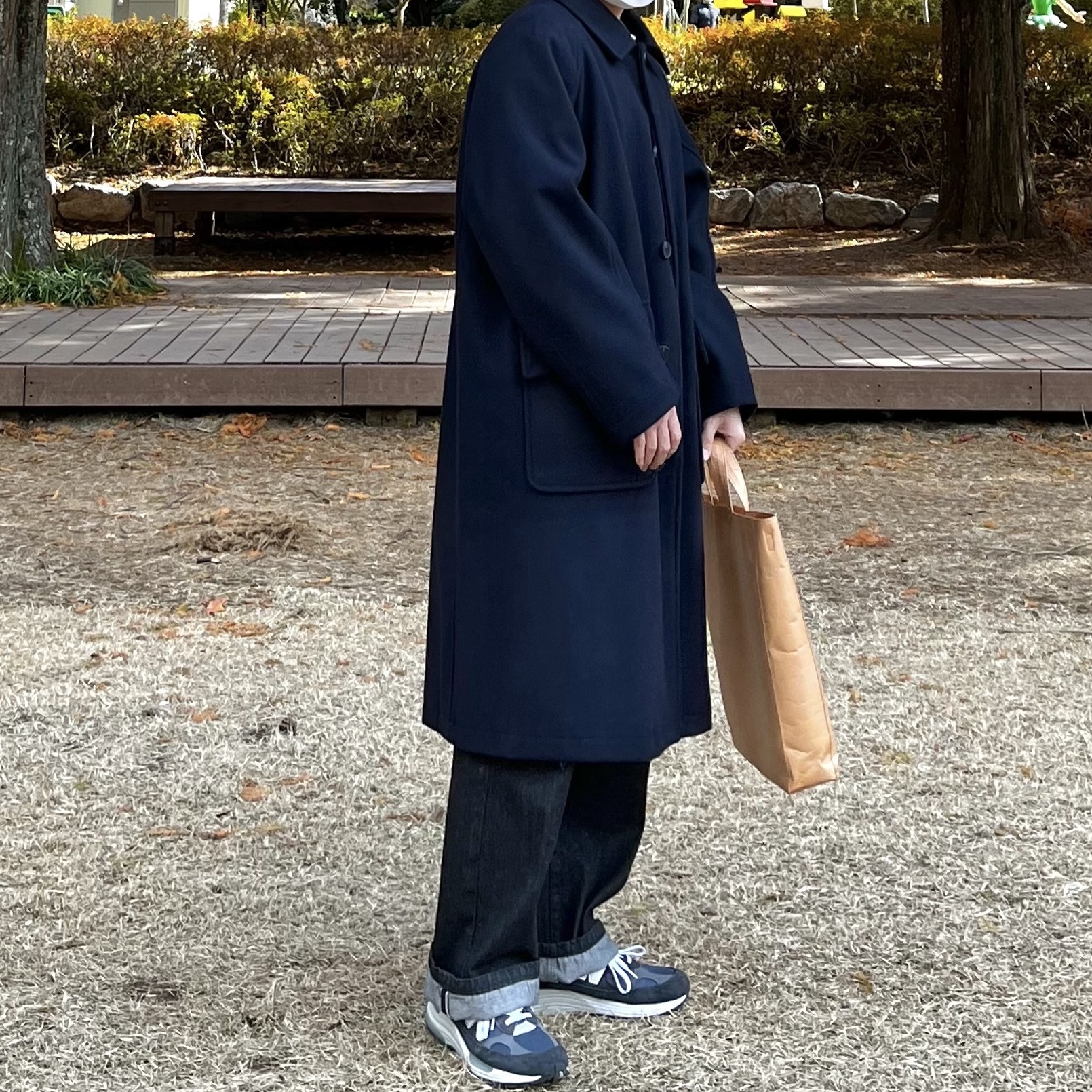 New Balance 992 Made in USA Navy 착용 스타일