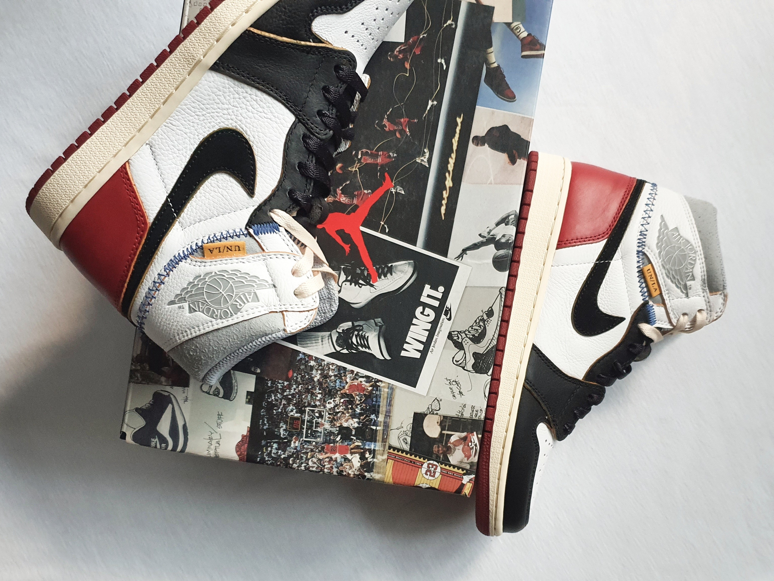 Jordan 1 x Union Retro High Black Toe 착용 스타일 - 2